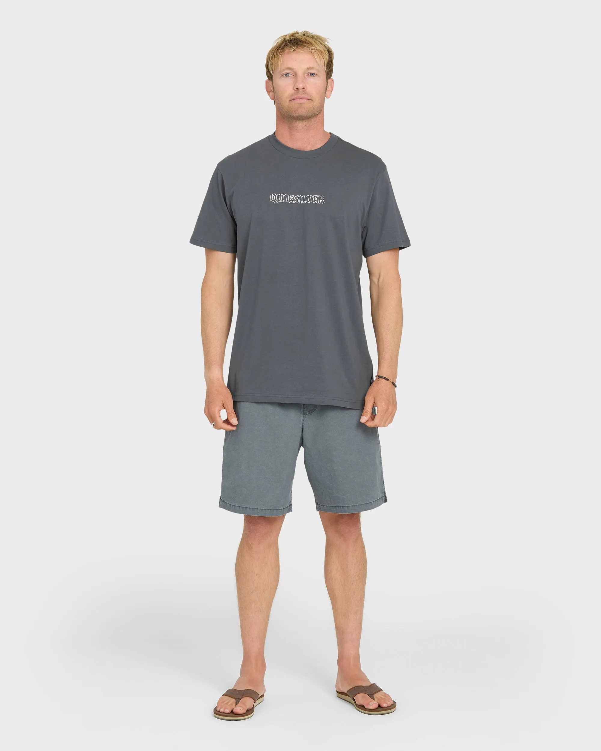Serpents Short Sleeve Knit T-Shirt - Iron Gate sold by Quiksilver product image thumbnail 4