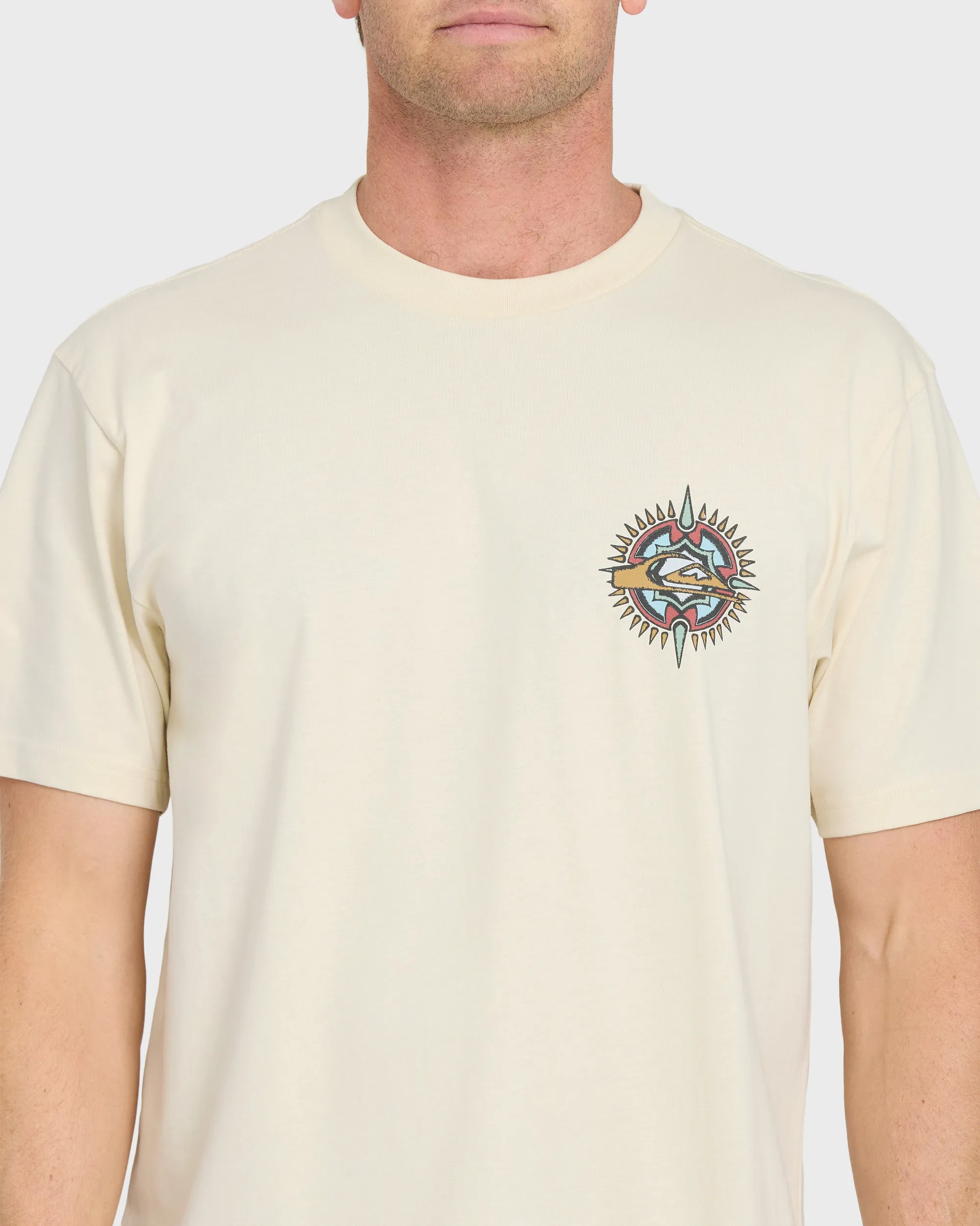 Shooting Star Short Sleeve Knit T-Shirt - Bone White sold by Quiksilver product image thumbnail 5