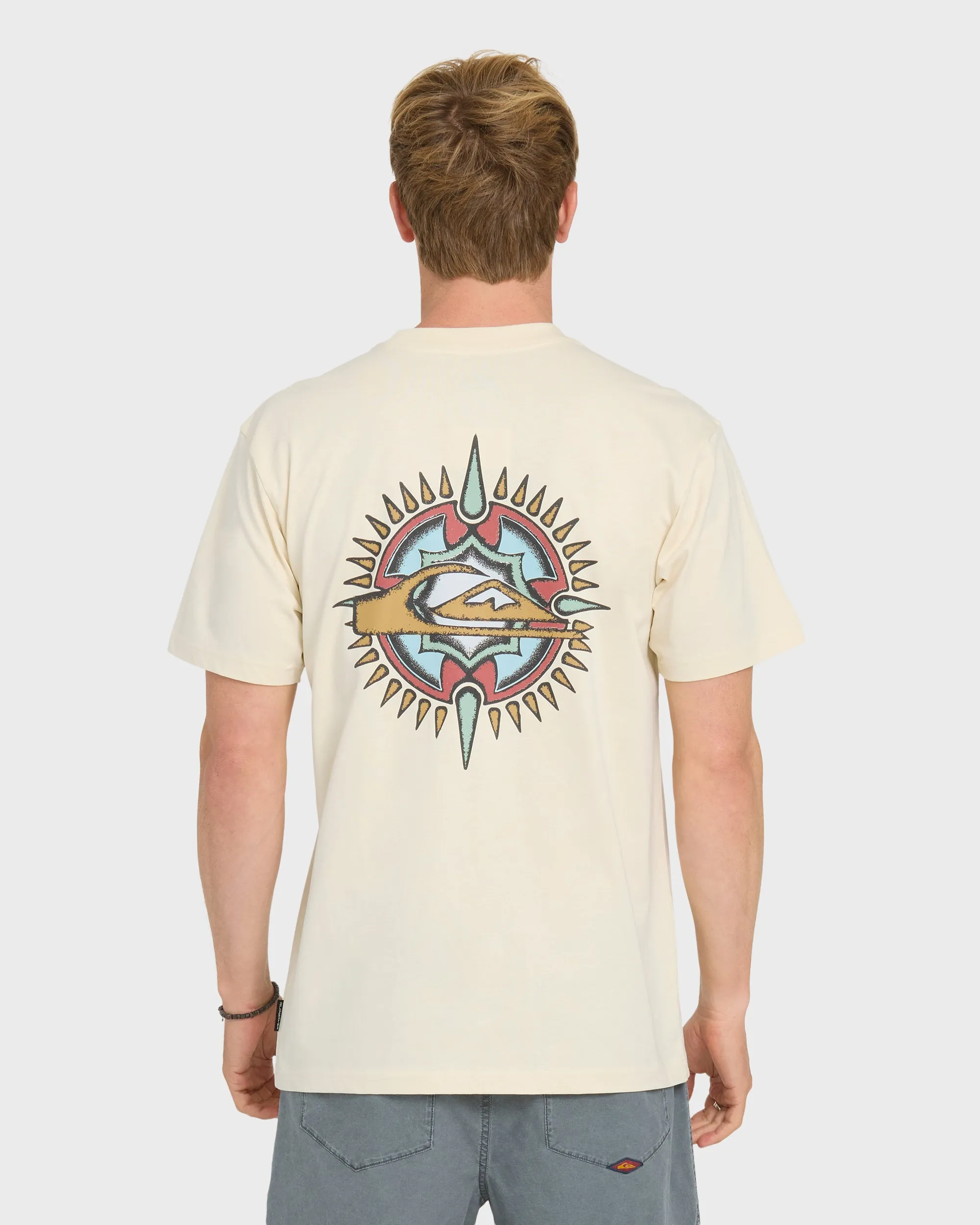 Shooting Star Short Sleeve Knit T-Shirt - Bone White sold by Quiksilver product image thumbnail 2