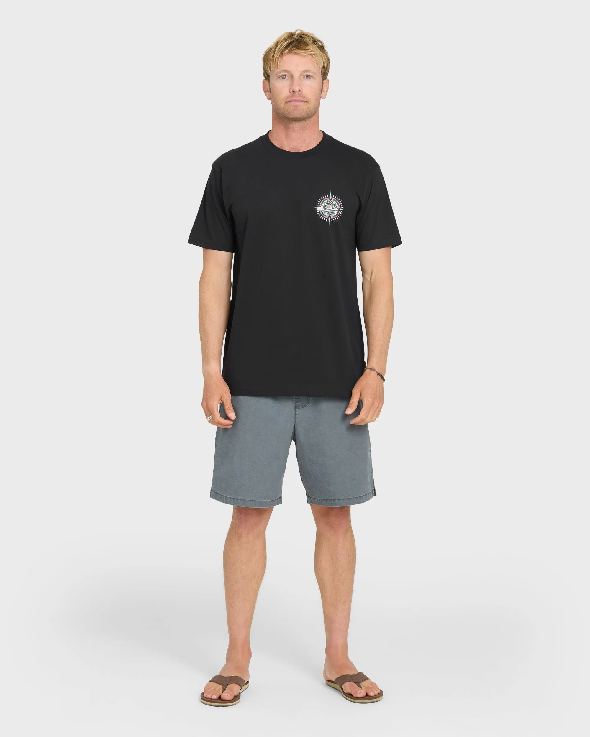 Shooting Star Short Sleeve Knit T-Shirt - Black sold by Quiksilver product image thumbnail 4
