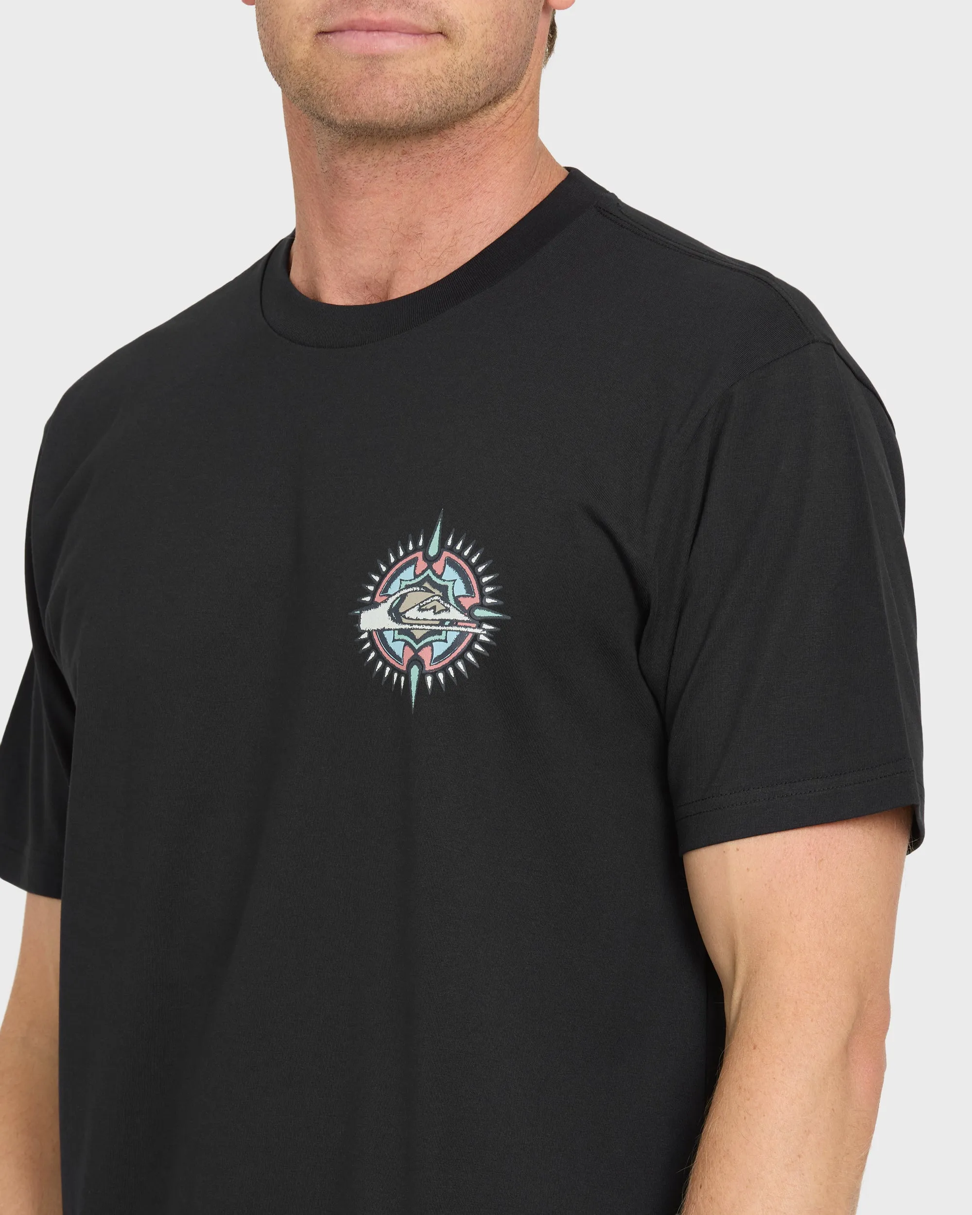 Shooting Star Short Sleeve Knit T-Shirt - Black sold by Quiksilver product image thumbnail 5