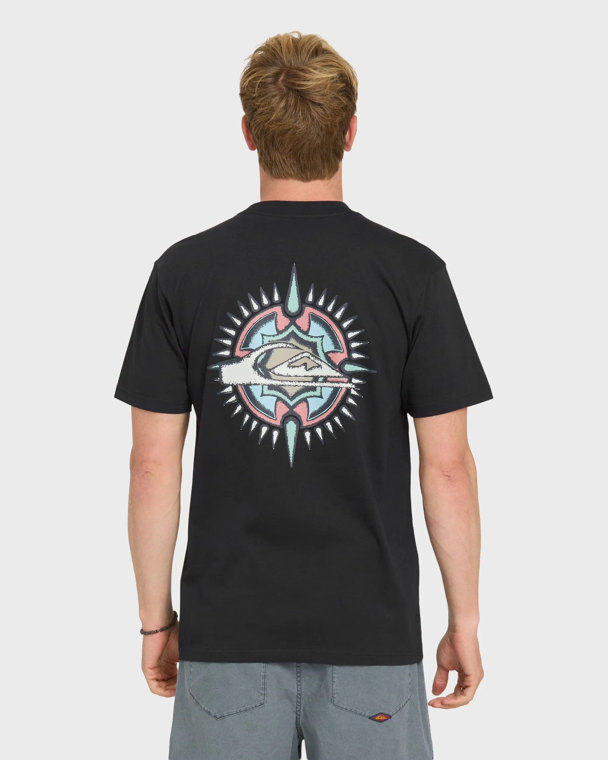 Shooting Star Short Sleeve Knit T-Shirt - Black sold by Quiksilver product image thumbnail 2