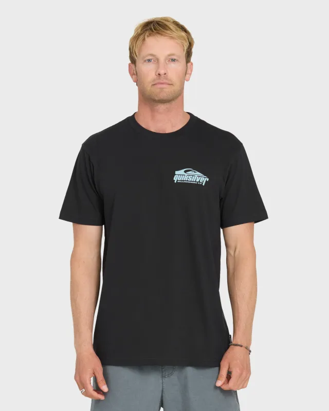Linked Up Classic Short Sleeve Cotton T-Shirt - Black made by Quiksilver