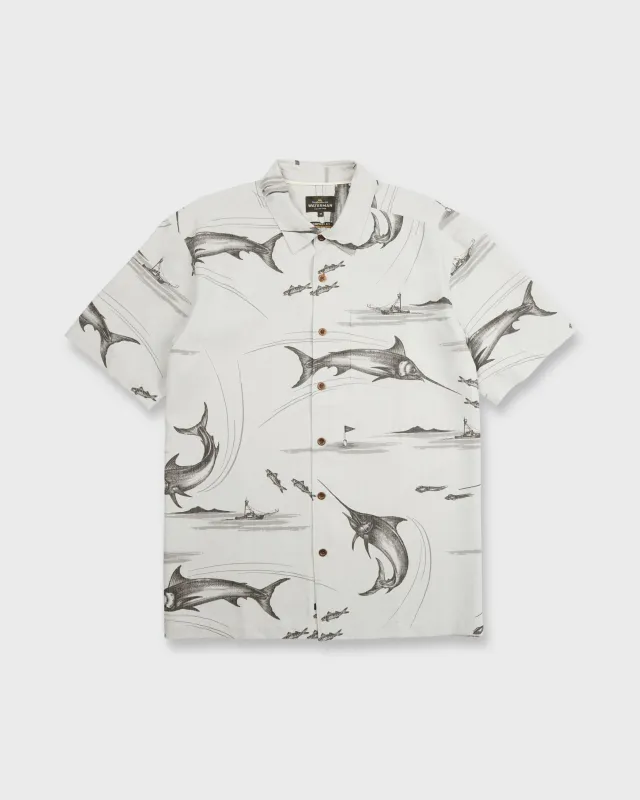 Waterman Fish On Short Sleeve Woven Shirt - High Rise made by Quiksilver