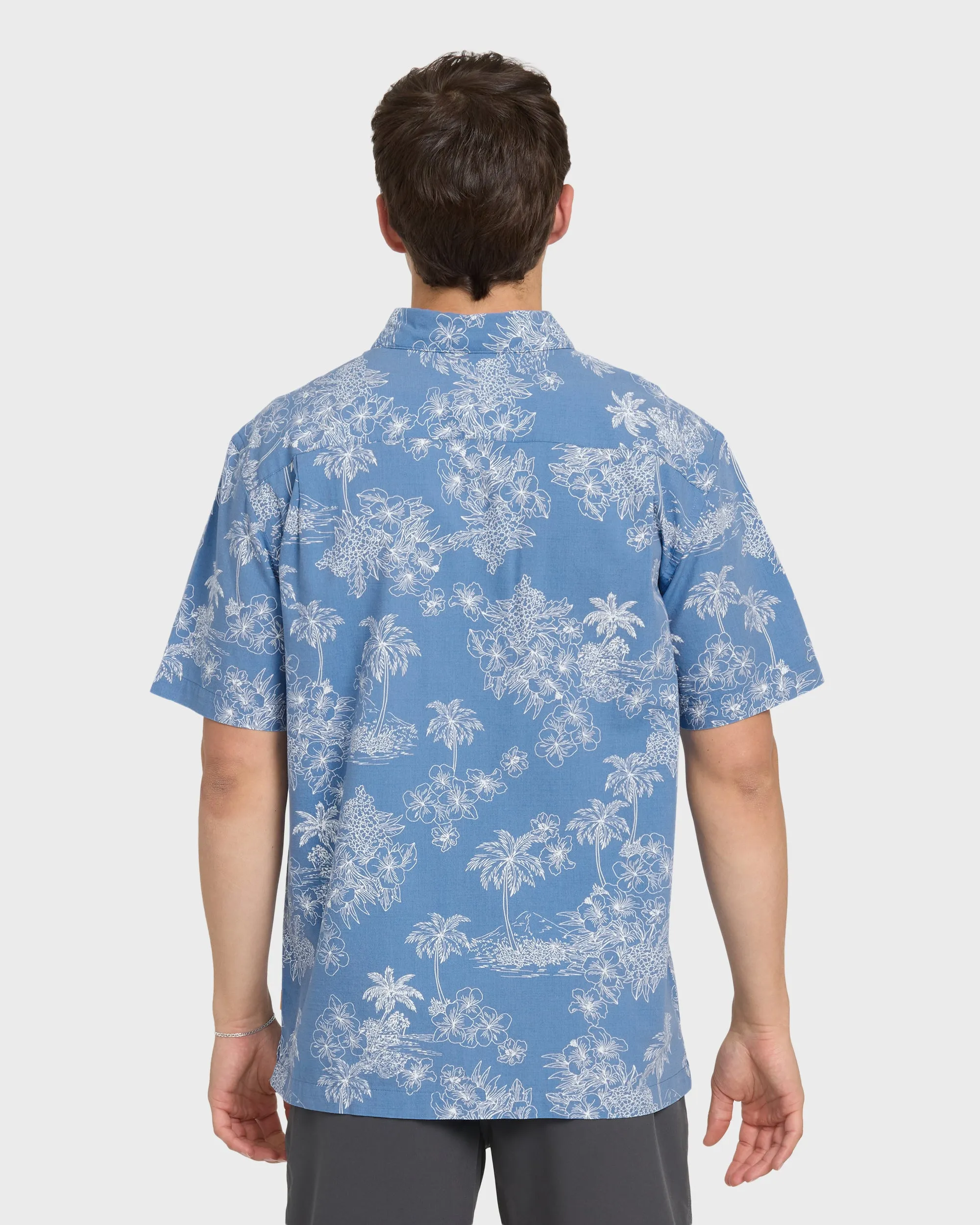 Waterman Island Vibes Short Sleeve Woven Shirt - Riviera sold by Quiksilver product image thumbnail 2