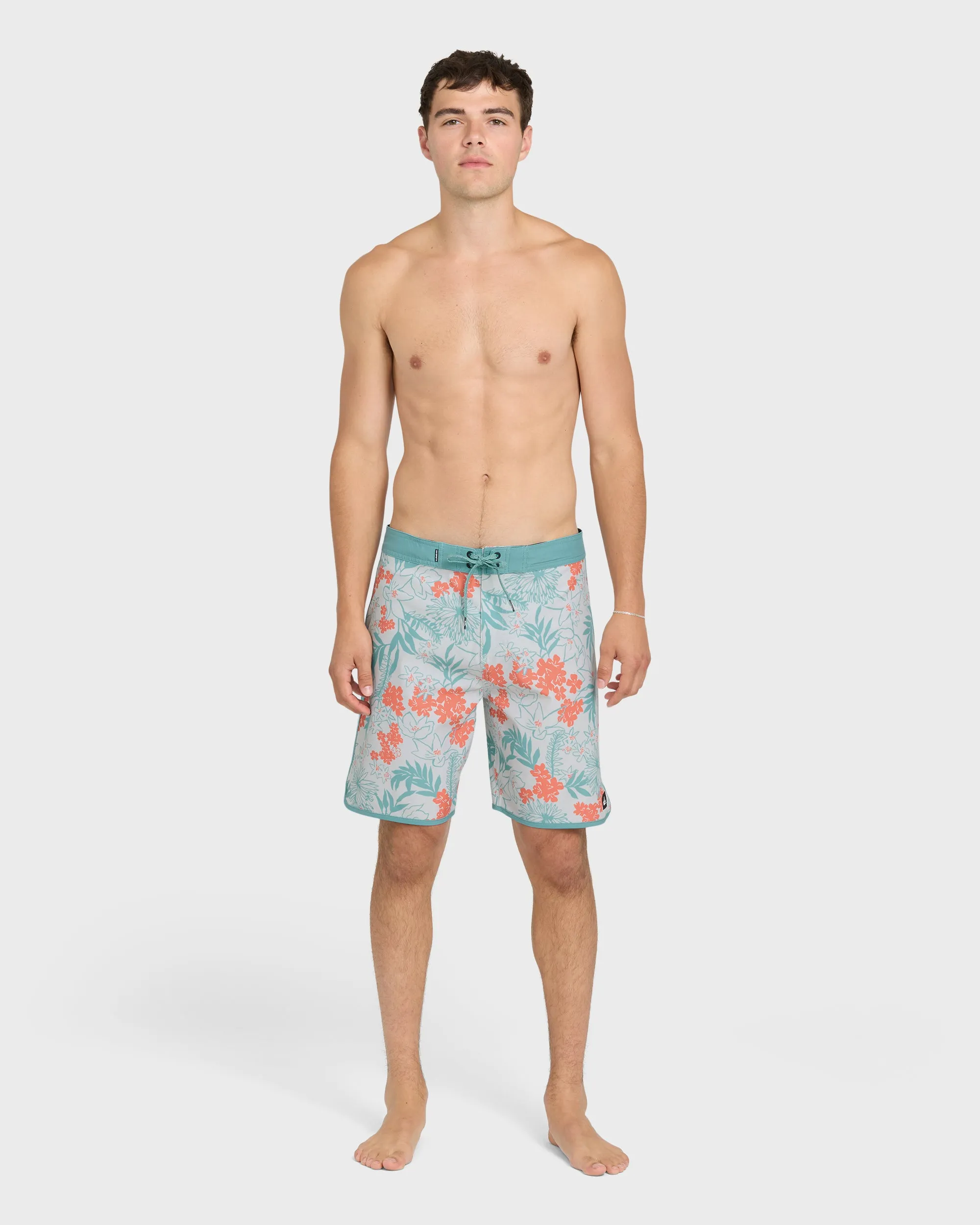 Jetty Bloom 19" Boardshorts - Silver Birch sold by Quiksilver product image thumbnail 4