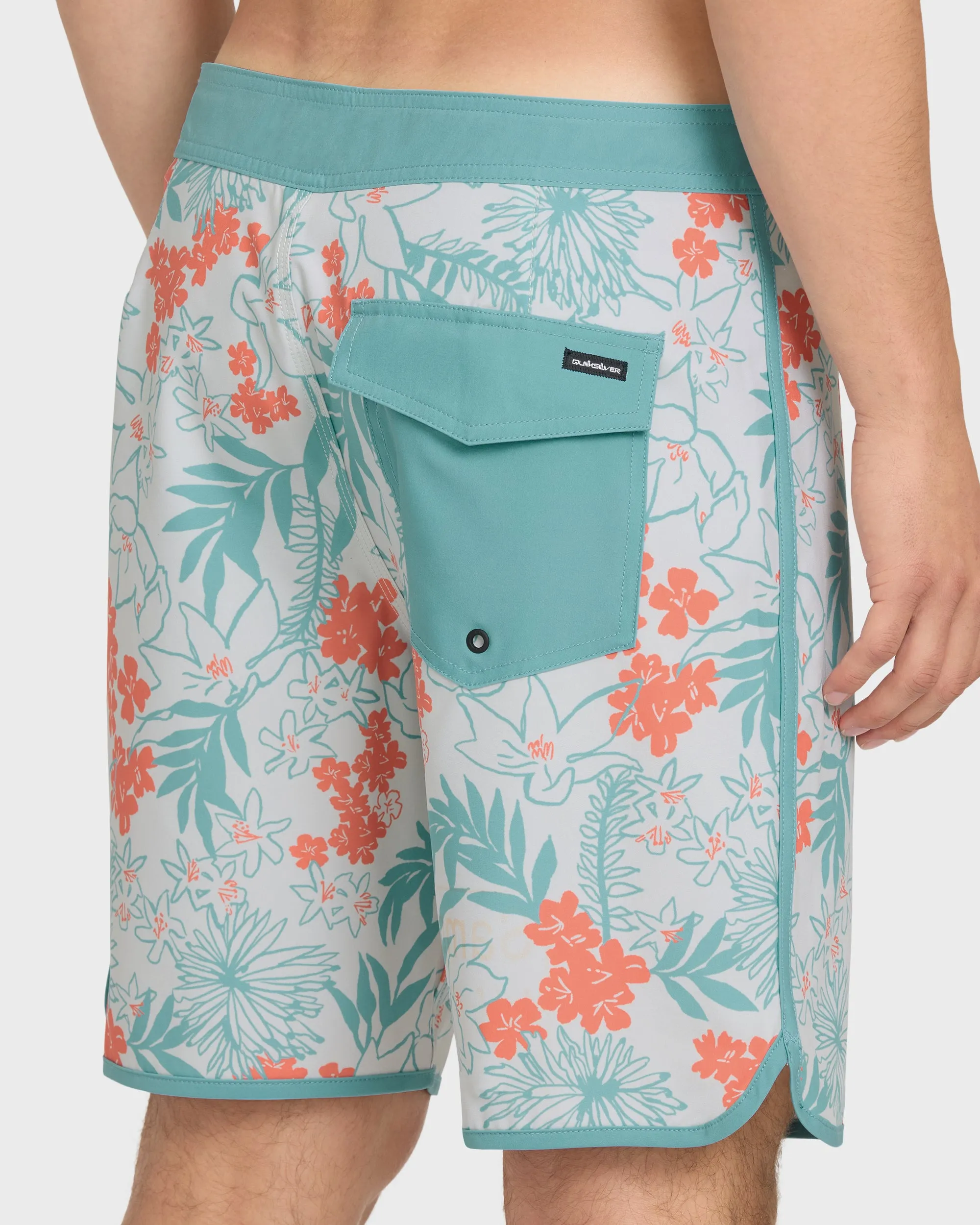 Jetty Bloom 19" Boardshorts - Silver Birch sold by Quiksilver product image thumbnail 5
