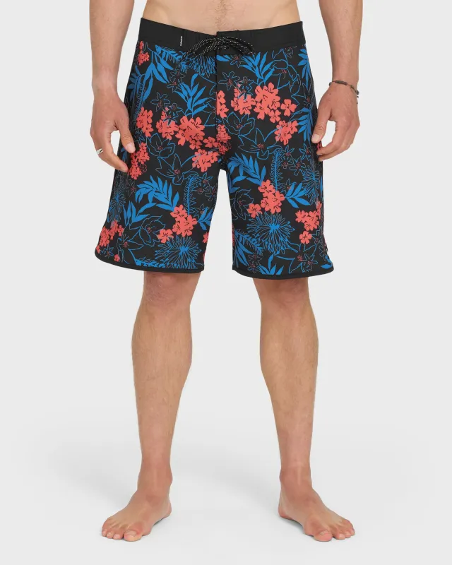 Jetty Bloom 19" Boardshorts - Anthracite made by Quiksilver