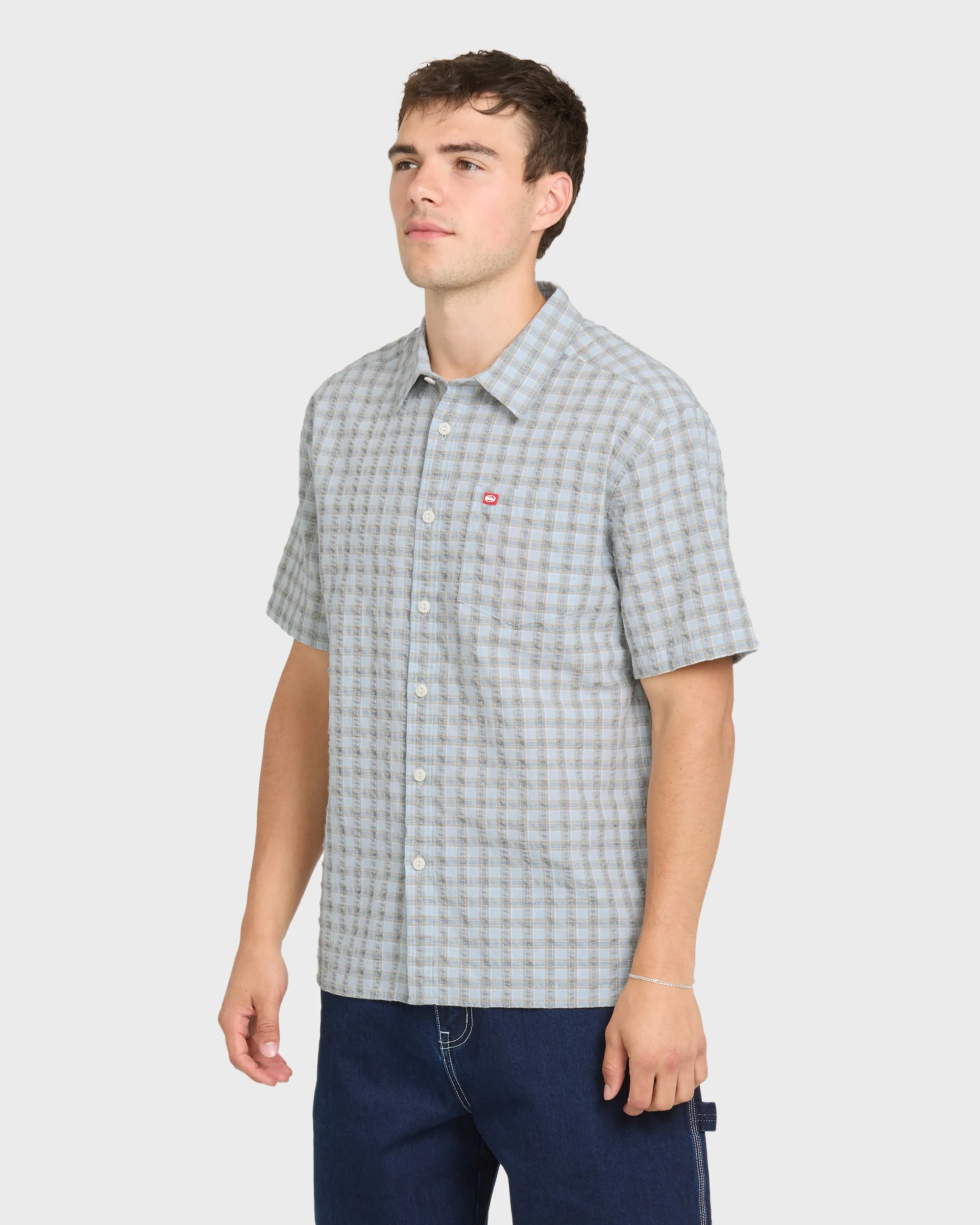 Young Guns Button-Up Short Sleeve Shirt - Plein Air sold by Quiksilver product image thumbnail 3