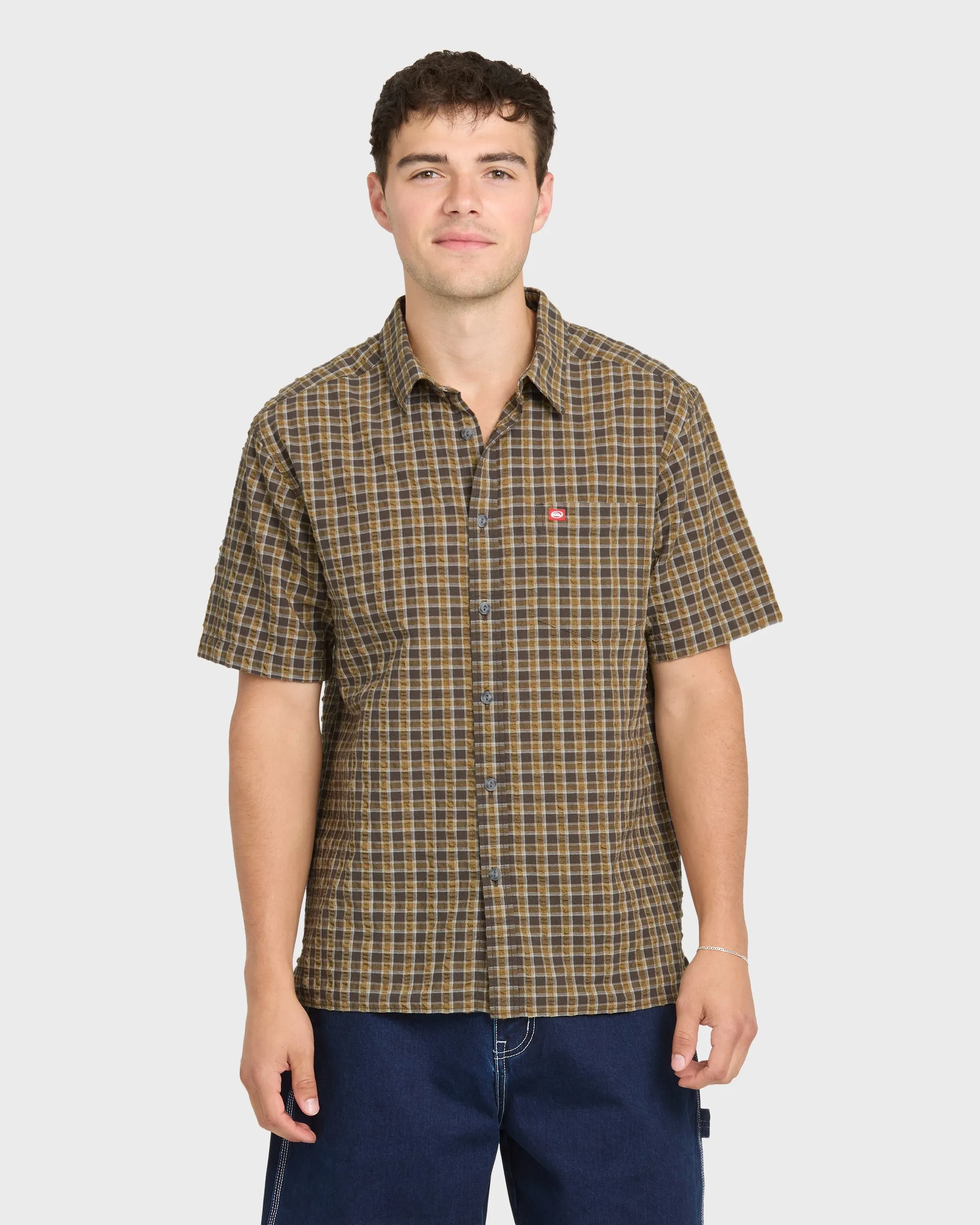 Young Guns Button-Up Short Sleeve Shirt - Major Brown sold by Quiksilver product image thumbnail 3