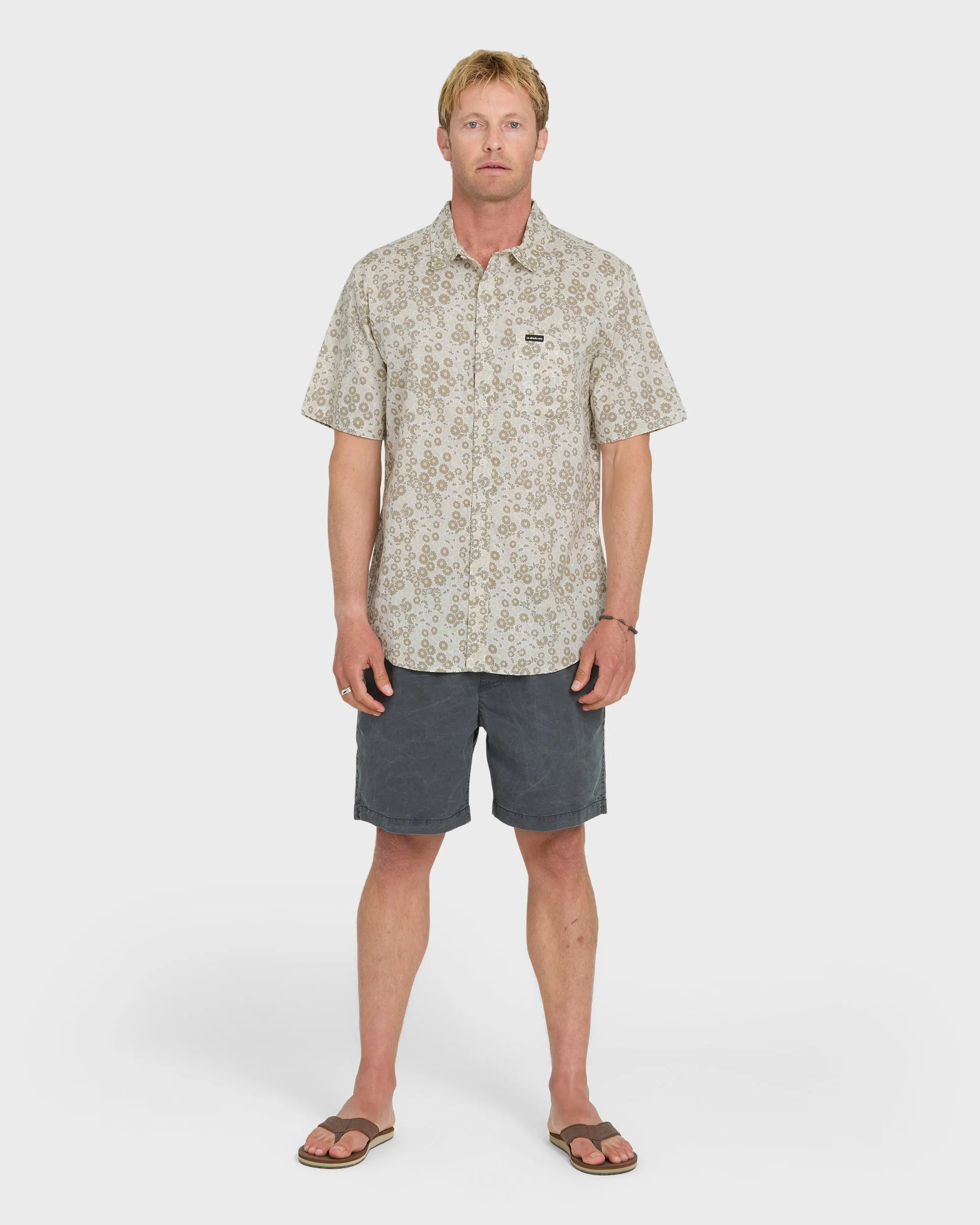 Ditsy Daze Classic Short Sleeve Woven Shirt - Seneca Rock sold by Quiksilver product image thumbnail 4
