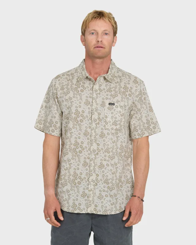 Ditsy Daze Classic Short Sleeve Woven Shirt - Seneca Rock made by Quiksilver