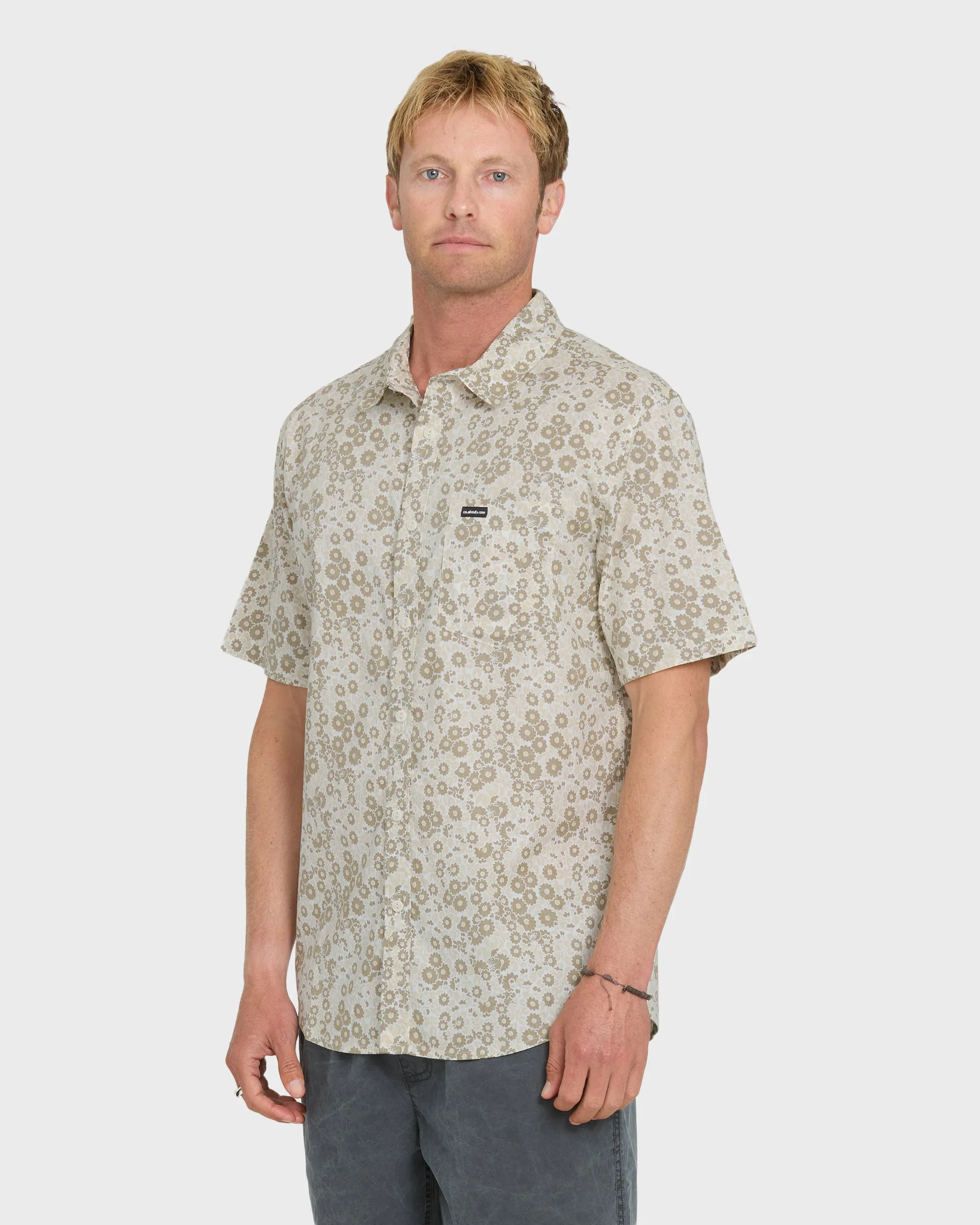 Ditsy Daze Classic Short Sleeve Woven Shirt - Seneca Rock sold by Quiksilver product image thumbnail 3
