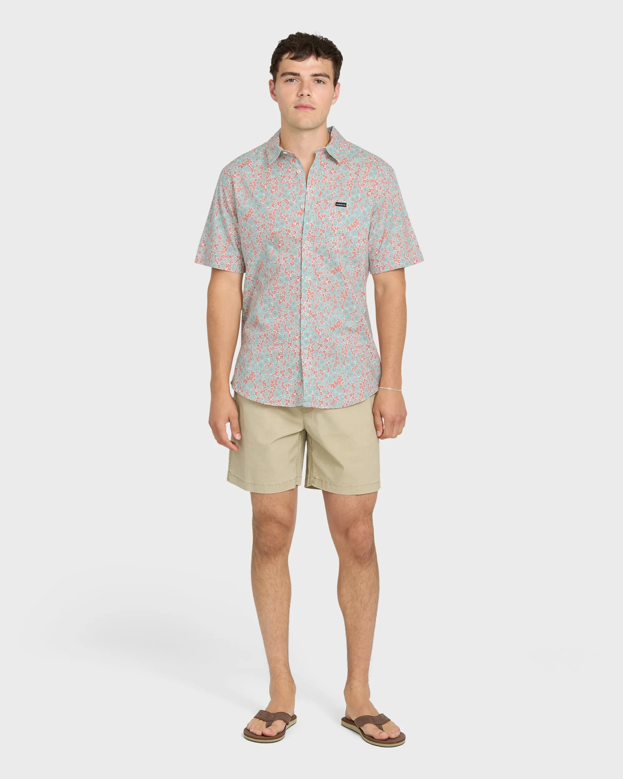 Ditsy Daze Classic Short Sleeve Woven Shirt - Blue Haze sold by Quiksilver product image thumbnail 4