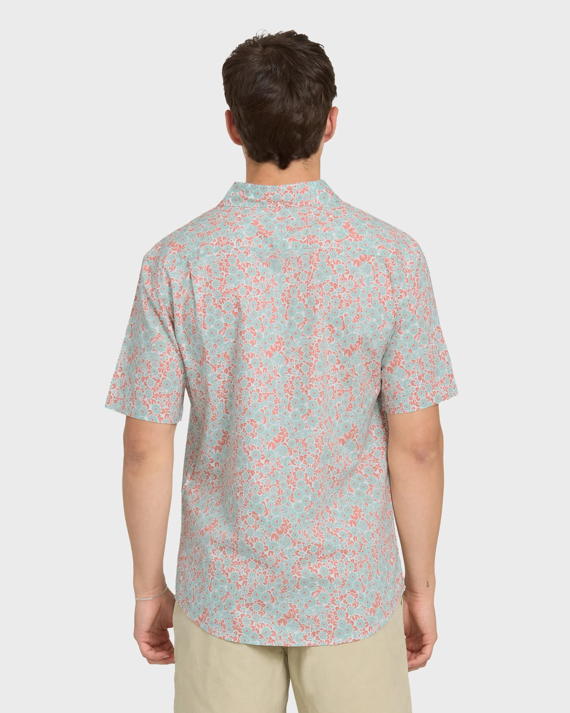 Ditsy Daze Classic Short Sleeve Woven Shirt - Blue Haze sold by Quiksilver product image thumbnail 2