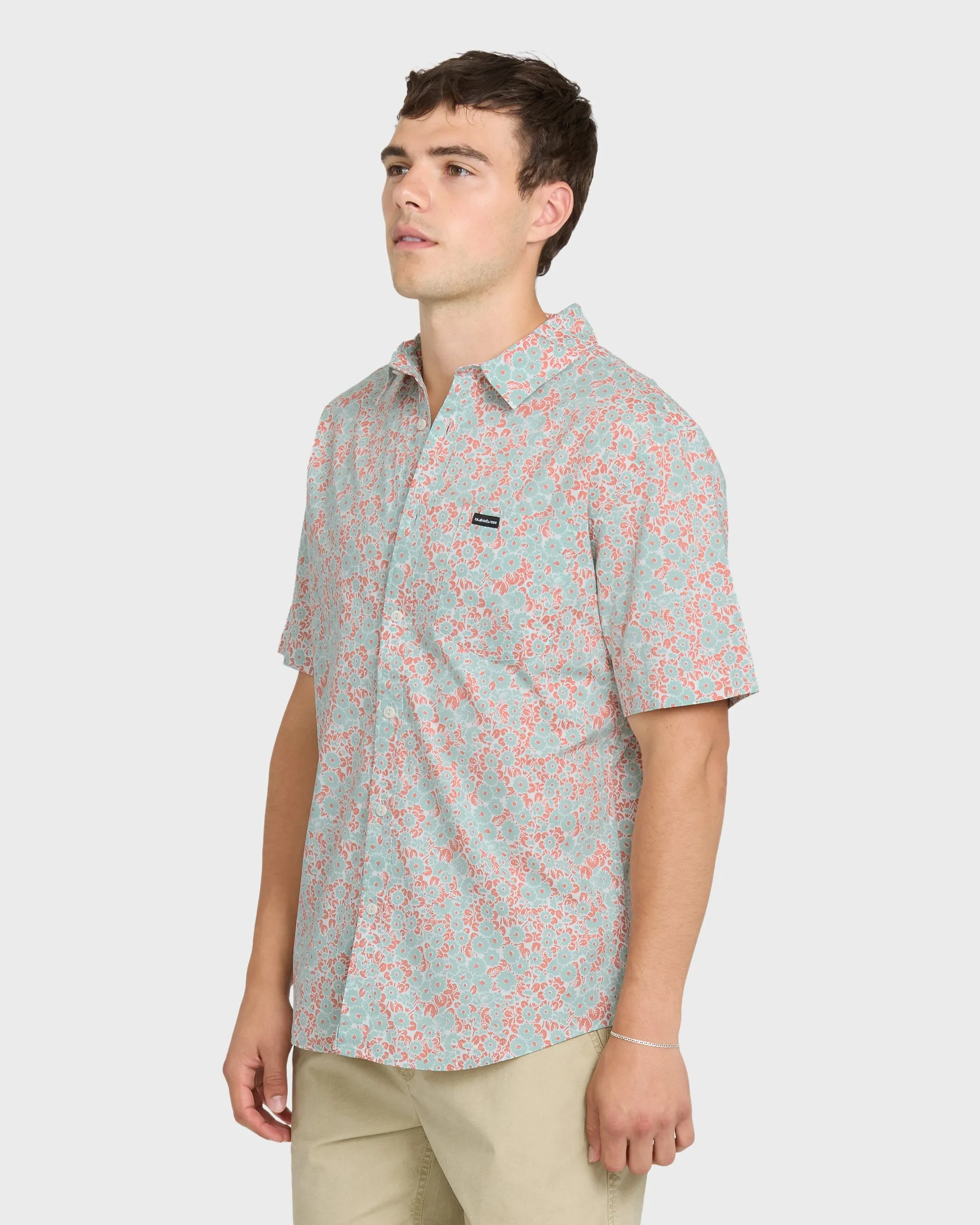 Ditsy Daze Classic Short Sleeve Woven Shirt - Blue Haze sold by Quiksilver product image thumbnail 3