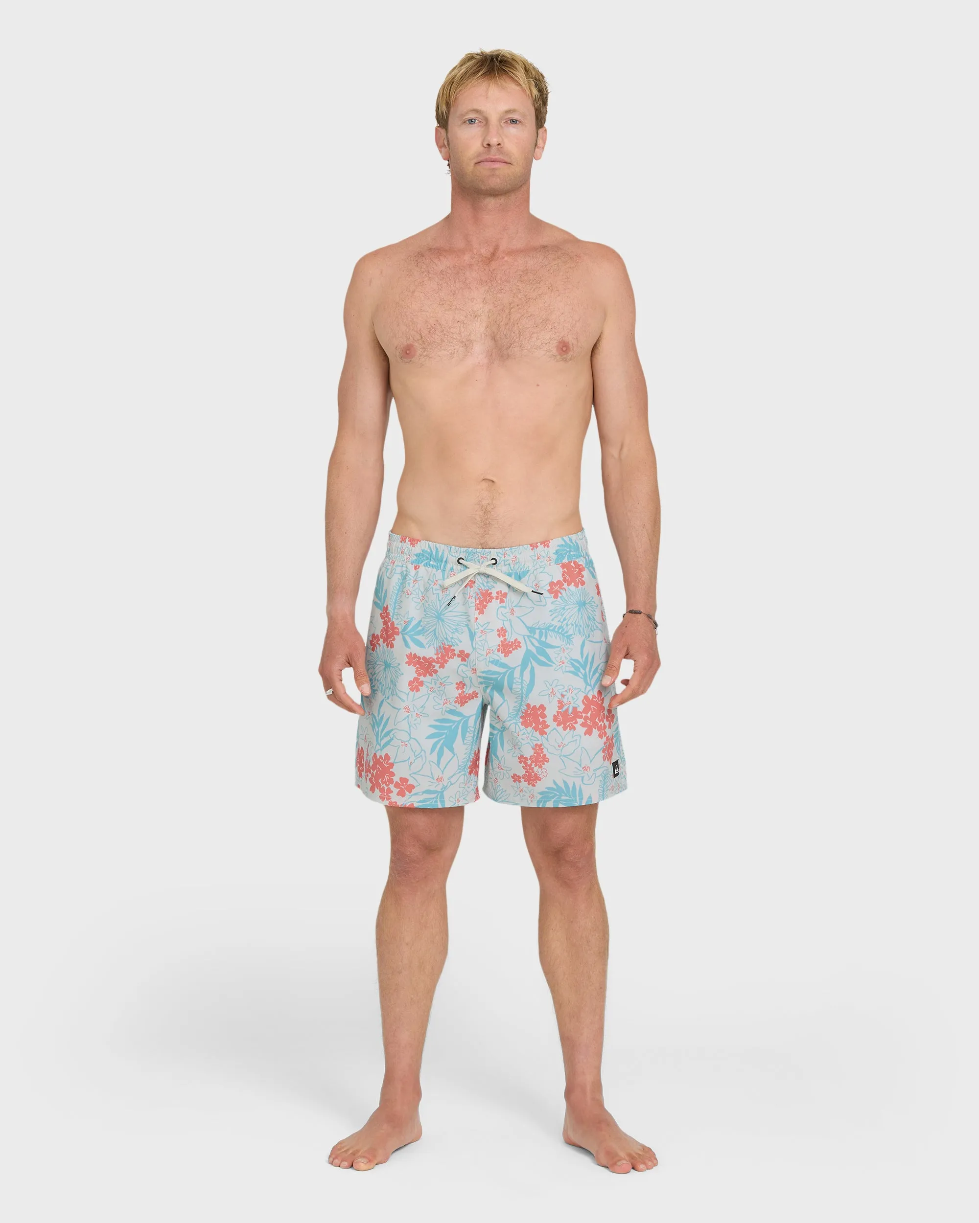 Mix Volley 17" Swim Trunks - Silver Birch sold by Quiksilver product image thumbnail 4