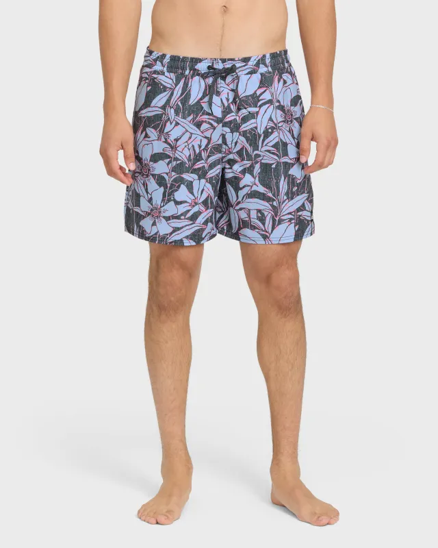 Mix Volley 17" Swim Trunks - Anthracite made by Quiksilver