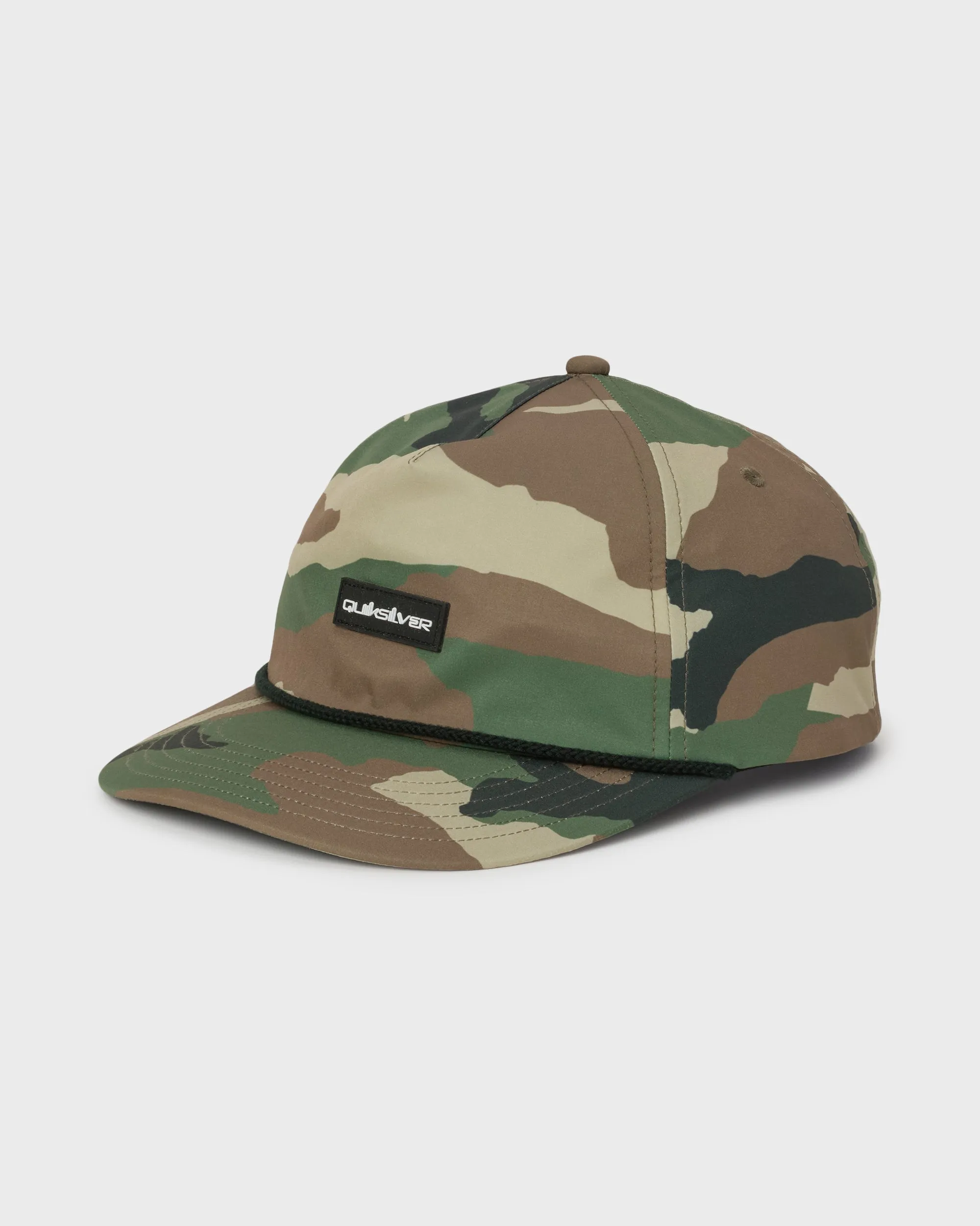 High Tide 5-Panel Tech Fabric Snapback Hat - Camo sold by Quiksilver