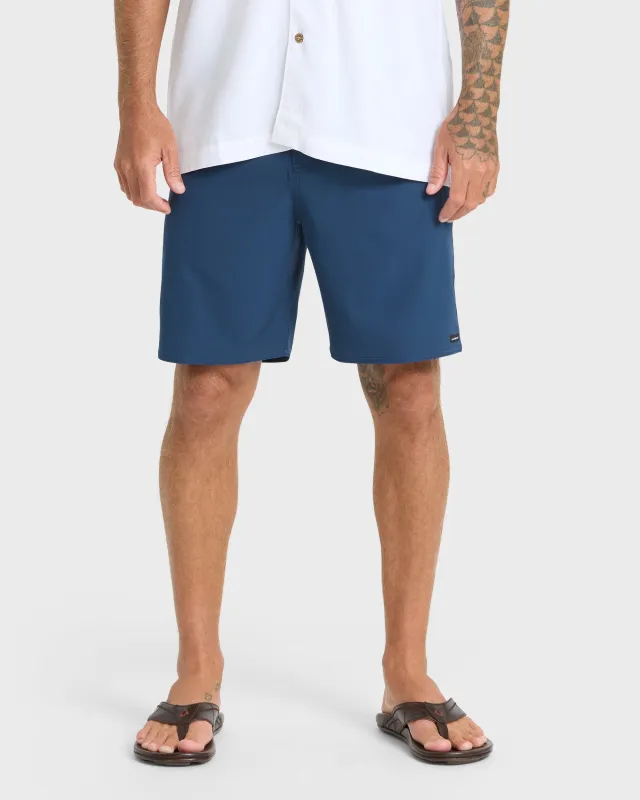 Waterman Strands 19" Amphibian Hybrid Shorts - Dark Denim made by Quiksilver