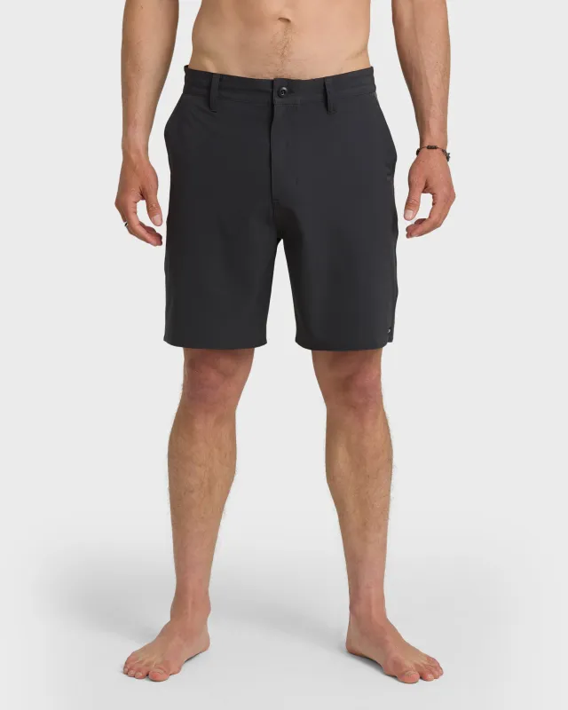 Waterman Strands 19" Amphibian Hybrid Shorts - Phantom made by Quiksilver