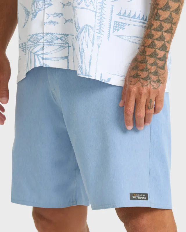 Waterman Strands 19" Amphibian Hybrid Shorts - Riviera made by Quiksilver