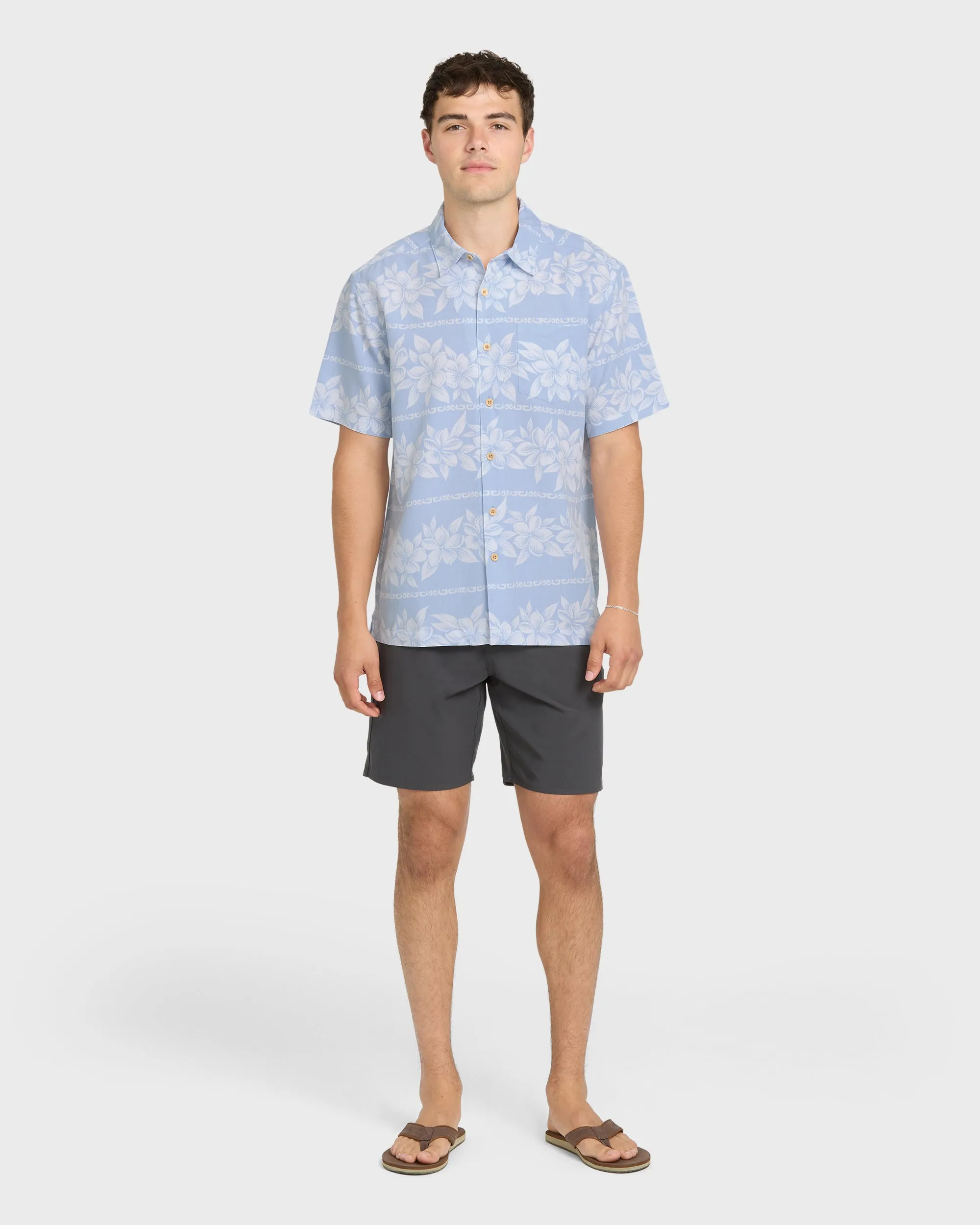 Waterman Horizons Short Sleeve Woven Shirt - Skyway sold by Quiksilver product image thumbnail 4