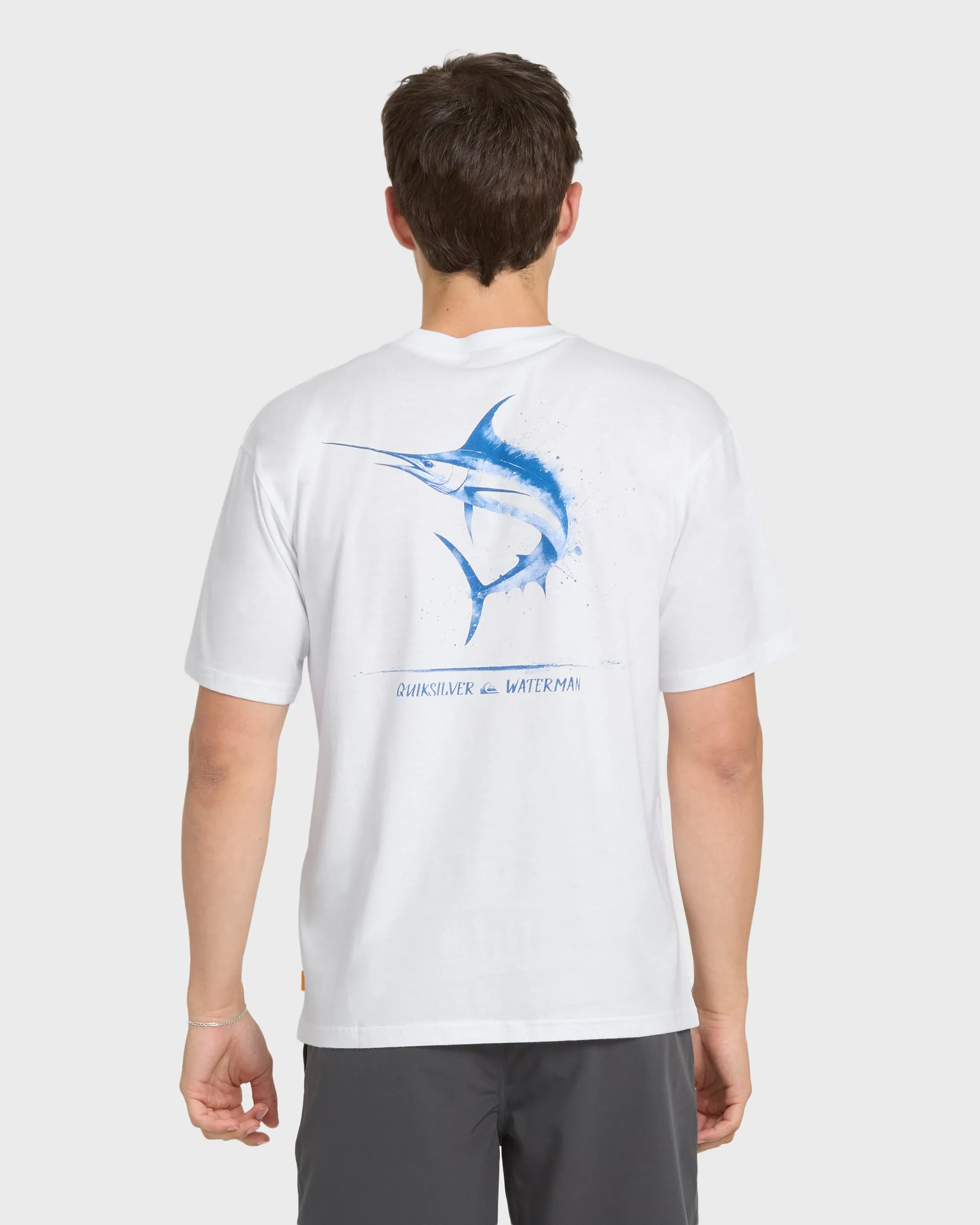 Waterman Angler Classic Short Sleeve Cotton T-Shirt - White sold by Quiksilver product image thumbnail 2