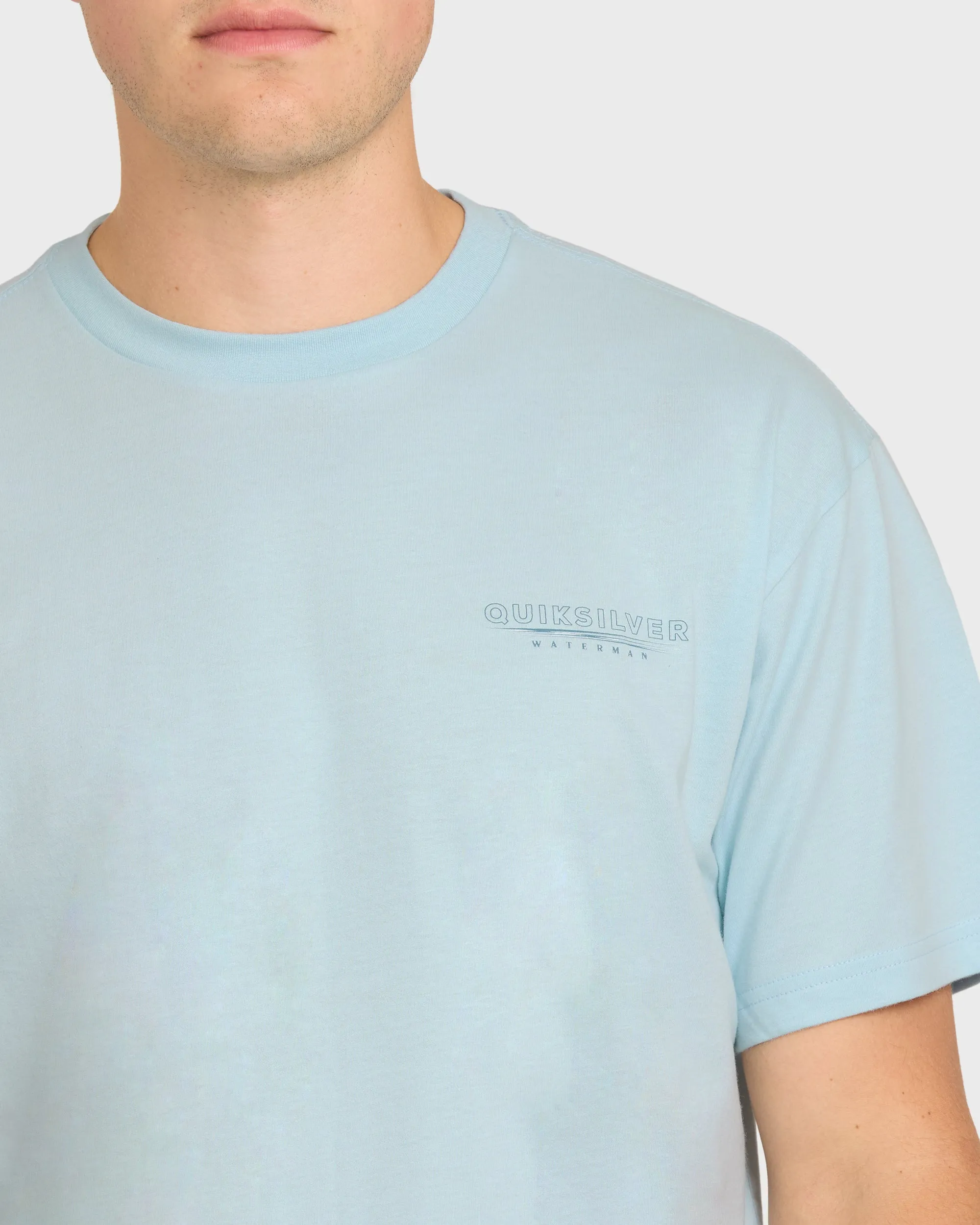 Waterman Anchors Down Classic Short Sleeve Cotton T-Shirt - Skyway sold by Quiksilver product image thumbnail 5