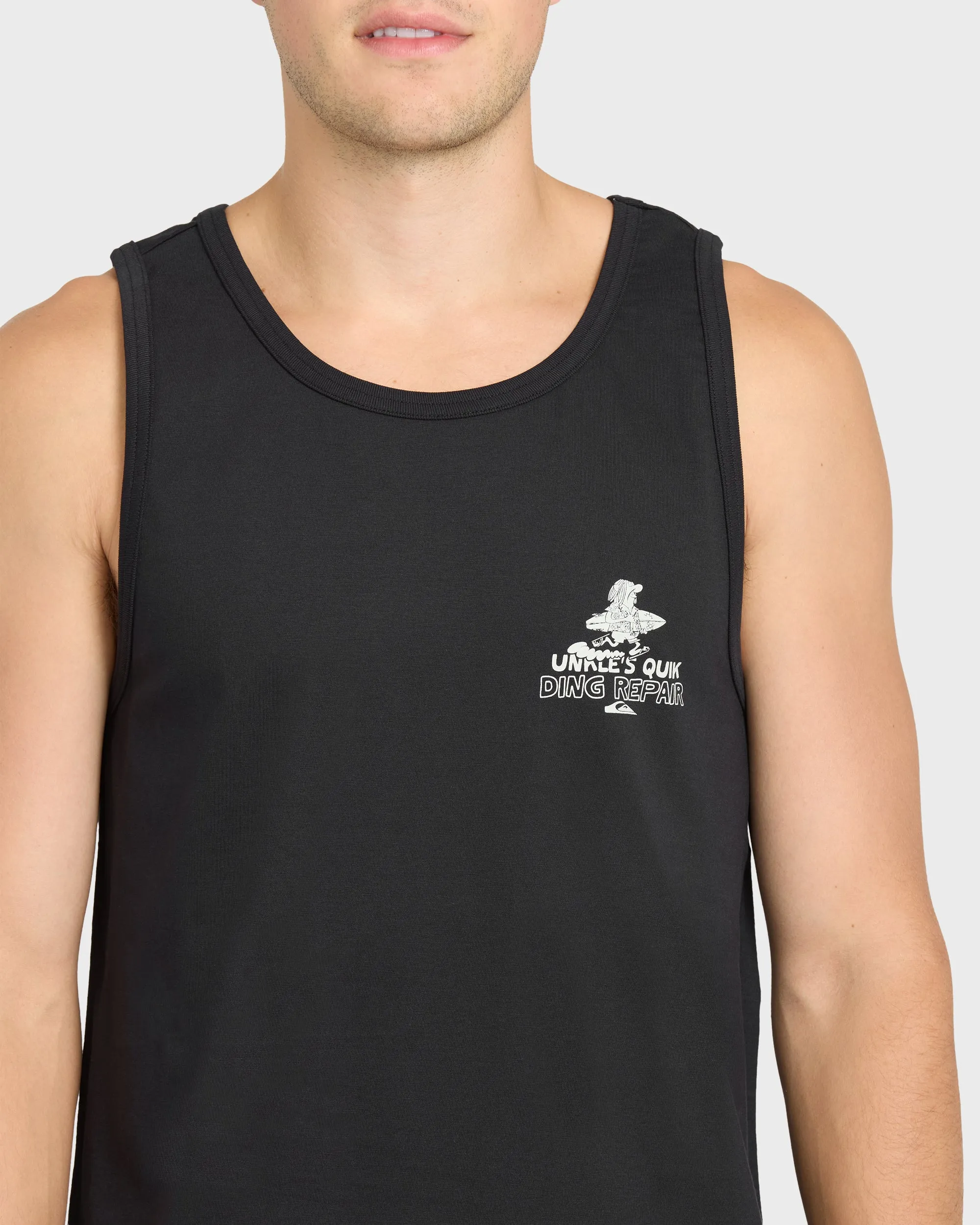 Unkle Dink Repair Tank Top - Black sold by Quiksilver product image thumbnail 5