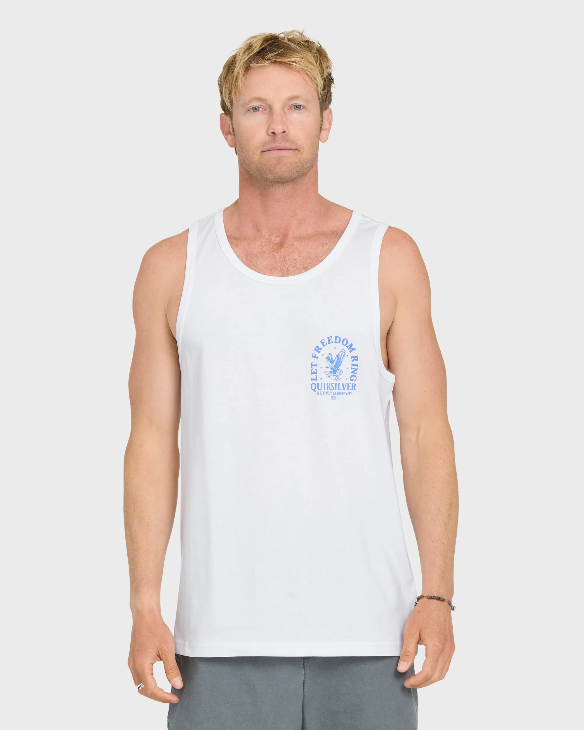 Freedom Ring Tank Top - White sold by Quiksilver