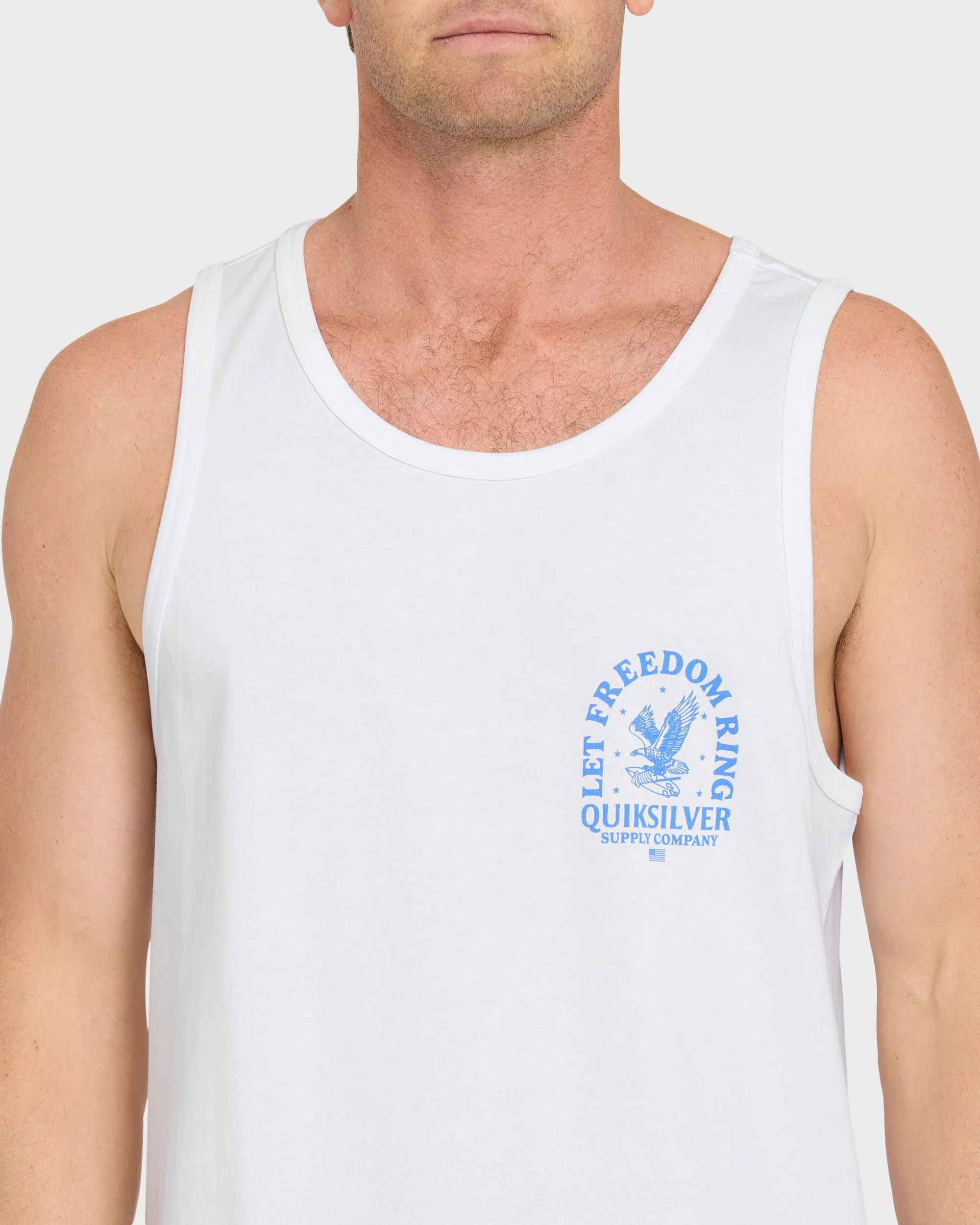 Freedom Ring Tank Top - White sold by Quiksilver product image thumbnail 5