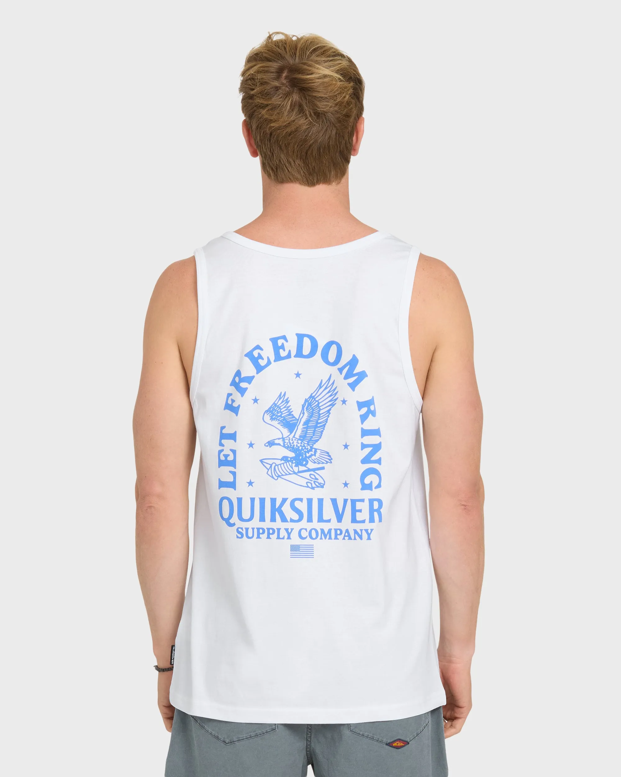 Freedom Ring Tank Top - White sold by Quiksilver product image thumbnail 2