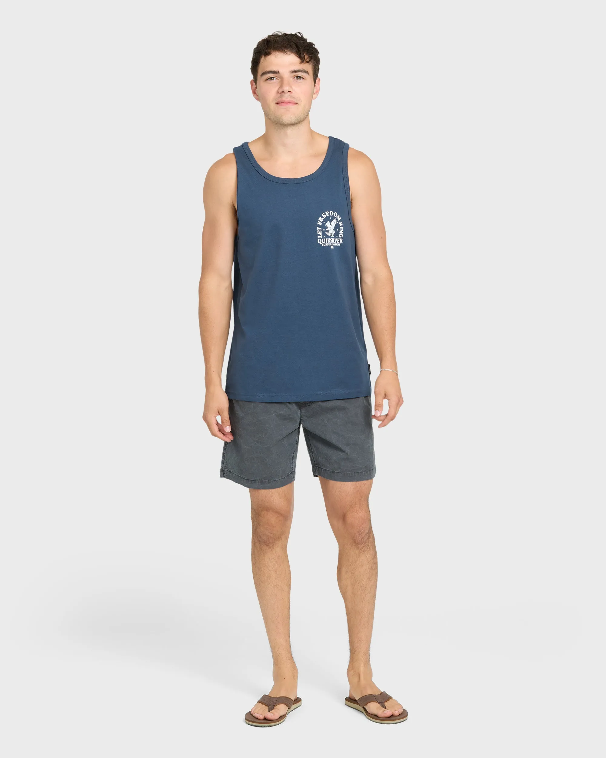Freedom Ring Tank Top - Dark Denim sold by Quiksilver product image thumbnail 4