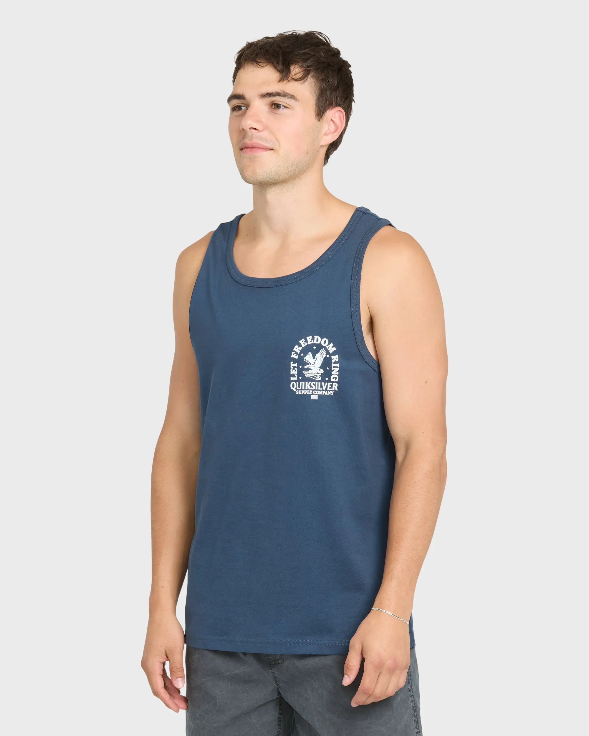 Freedom Ring Tank Top - Dark Denim sold by Quiksilver product image thumbnail 3
