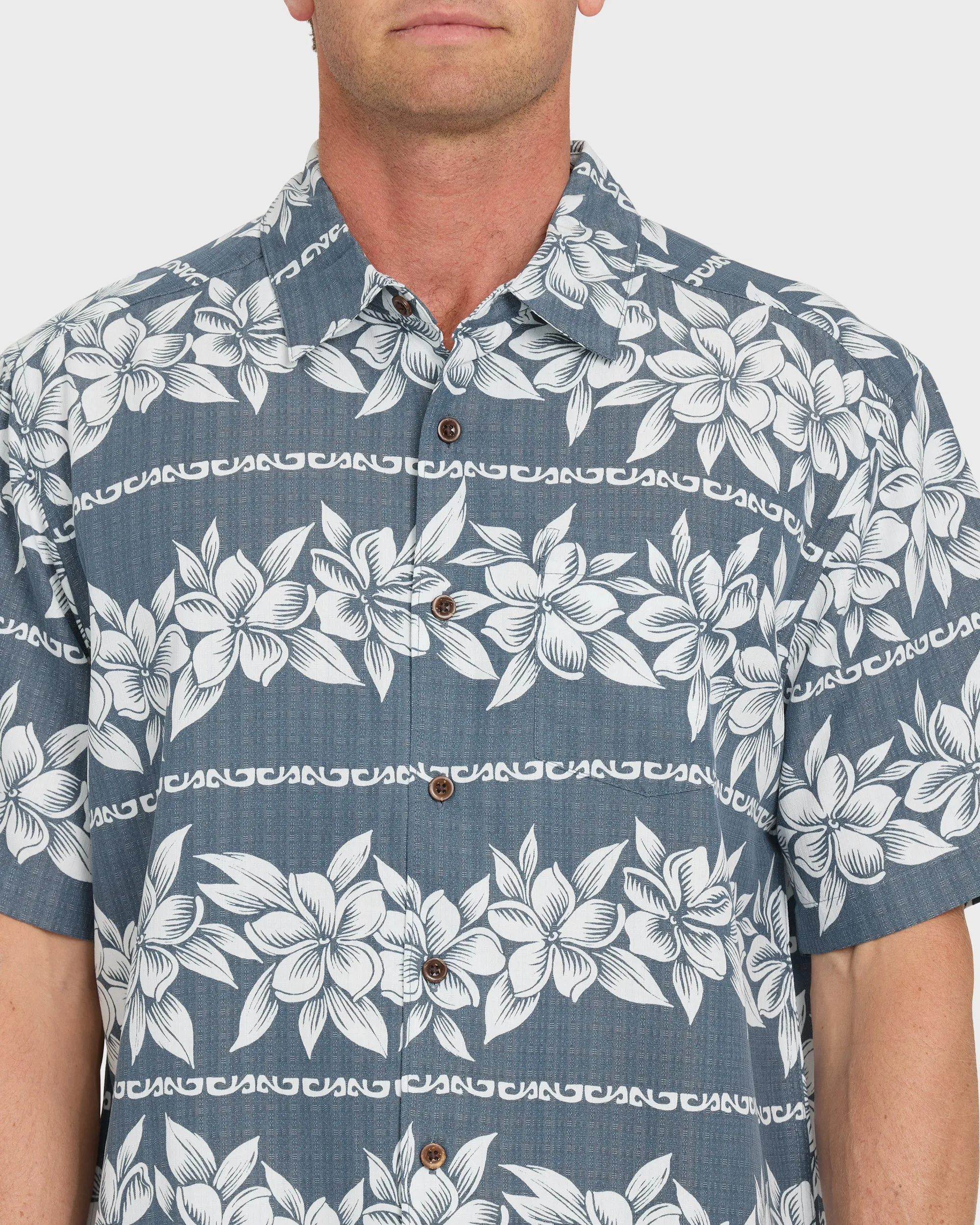 Waterman Horizons Short Sleeve Woven Shirt - Dark Denim sold by Quiksilver product image thumbnail 5