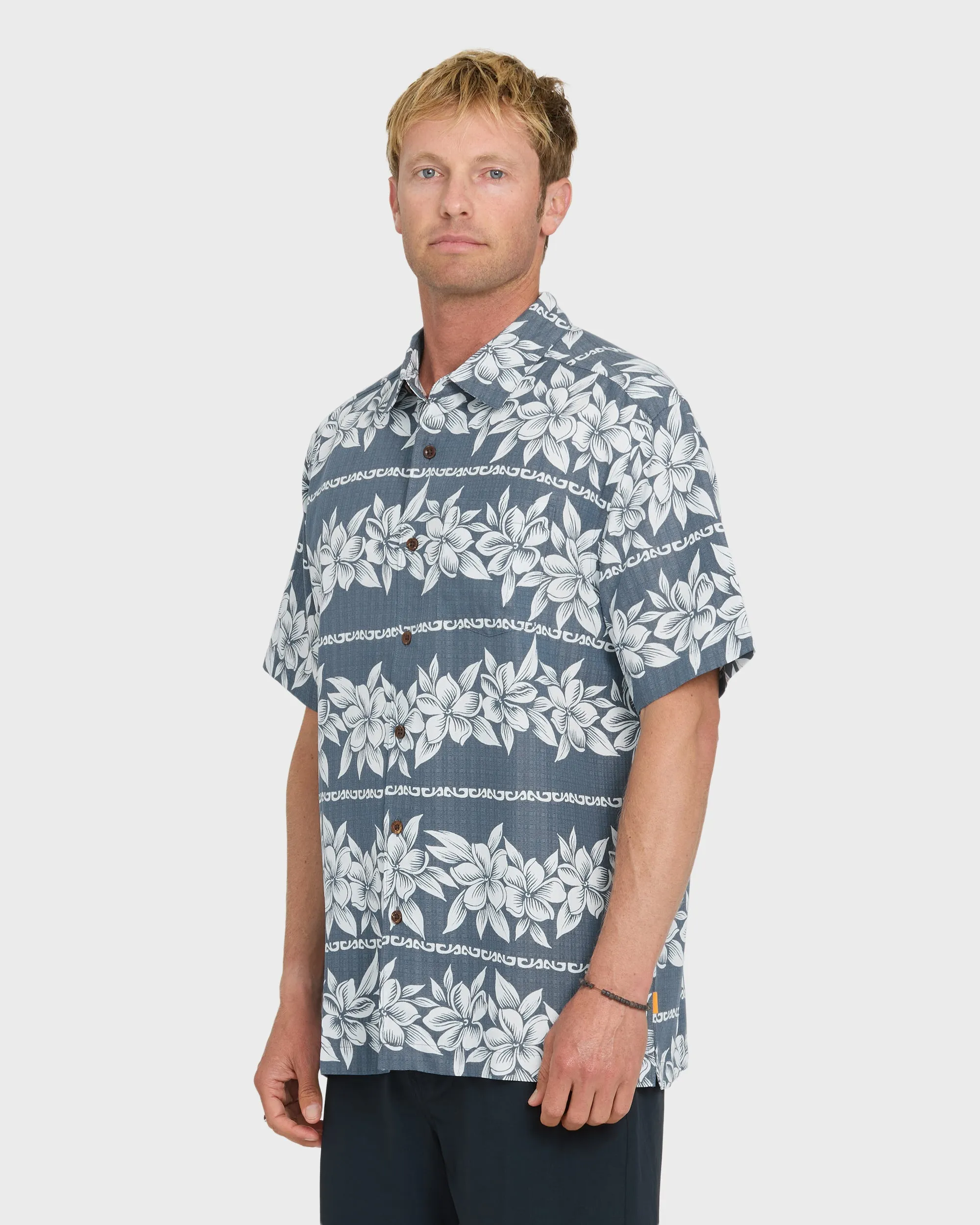 Waterman Horizons Short Sleeve Woven Shirt - Dark Denim sold by Quiksilver product image thumbnail 3