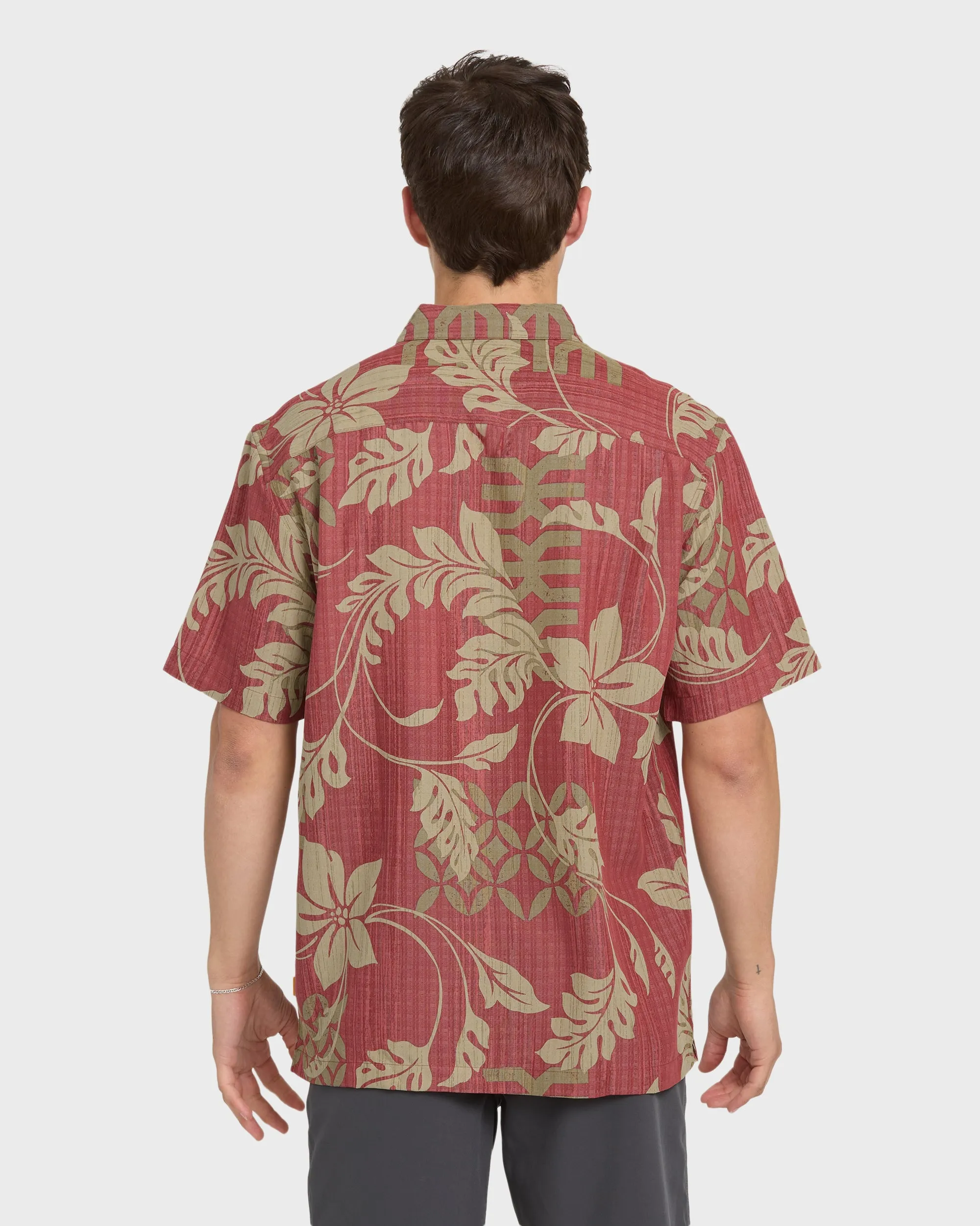 Waterman Tropic Bloom Short Sleeve Woven Shirt - Marsala sold by Quiksilver product image thumbnail 2