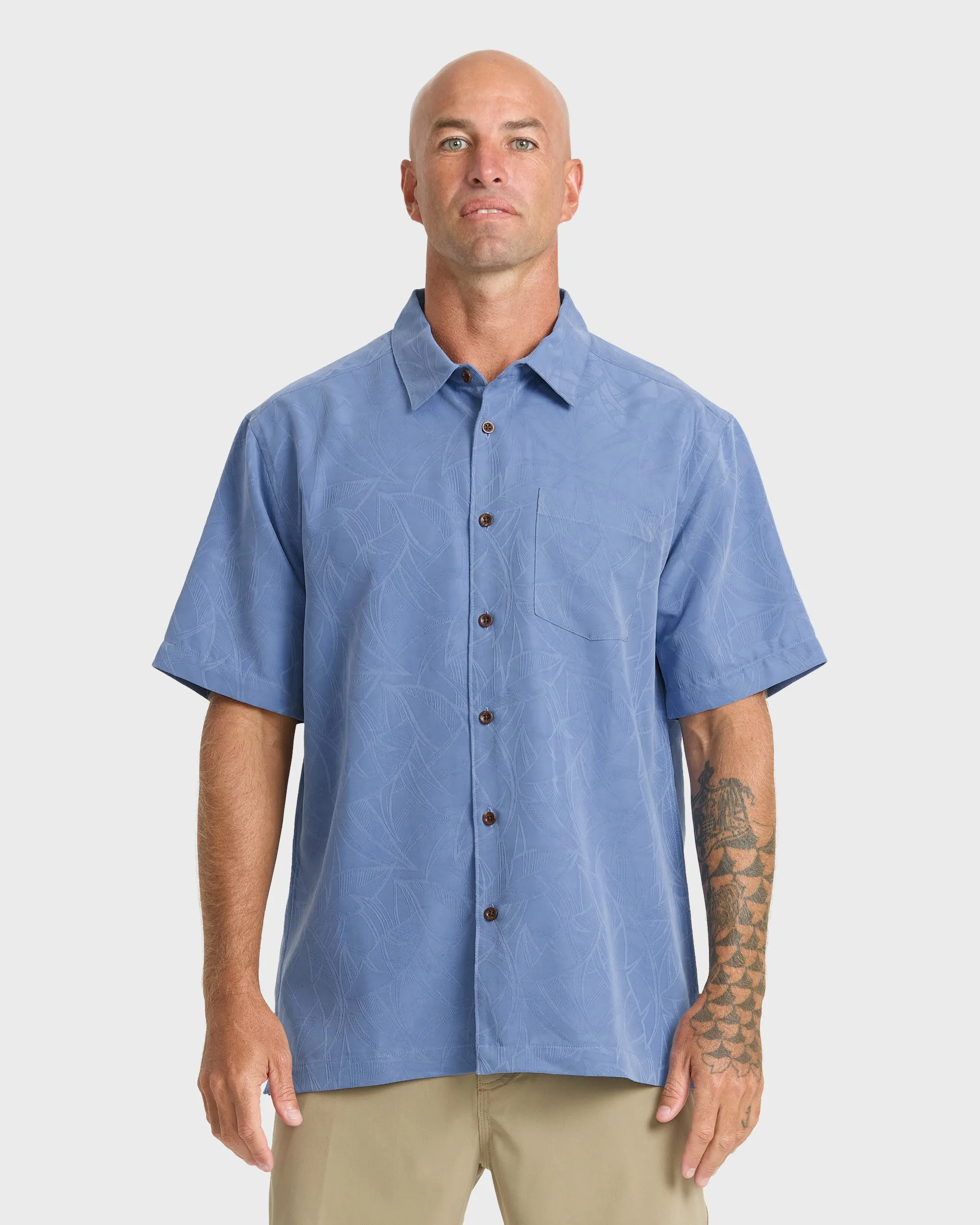 Waterman Island Jungle Shirt - Riviera sold by Quiksilver
