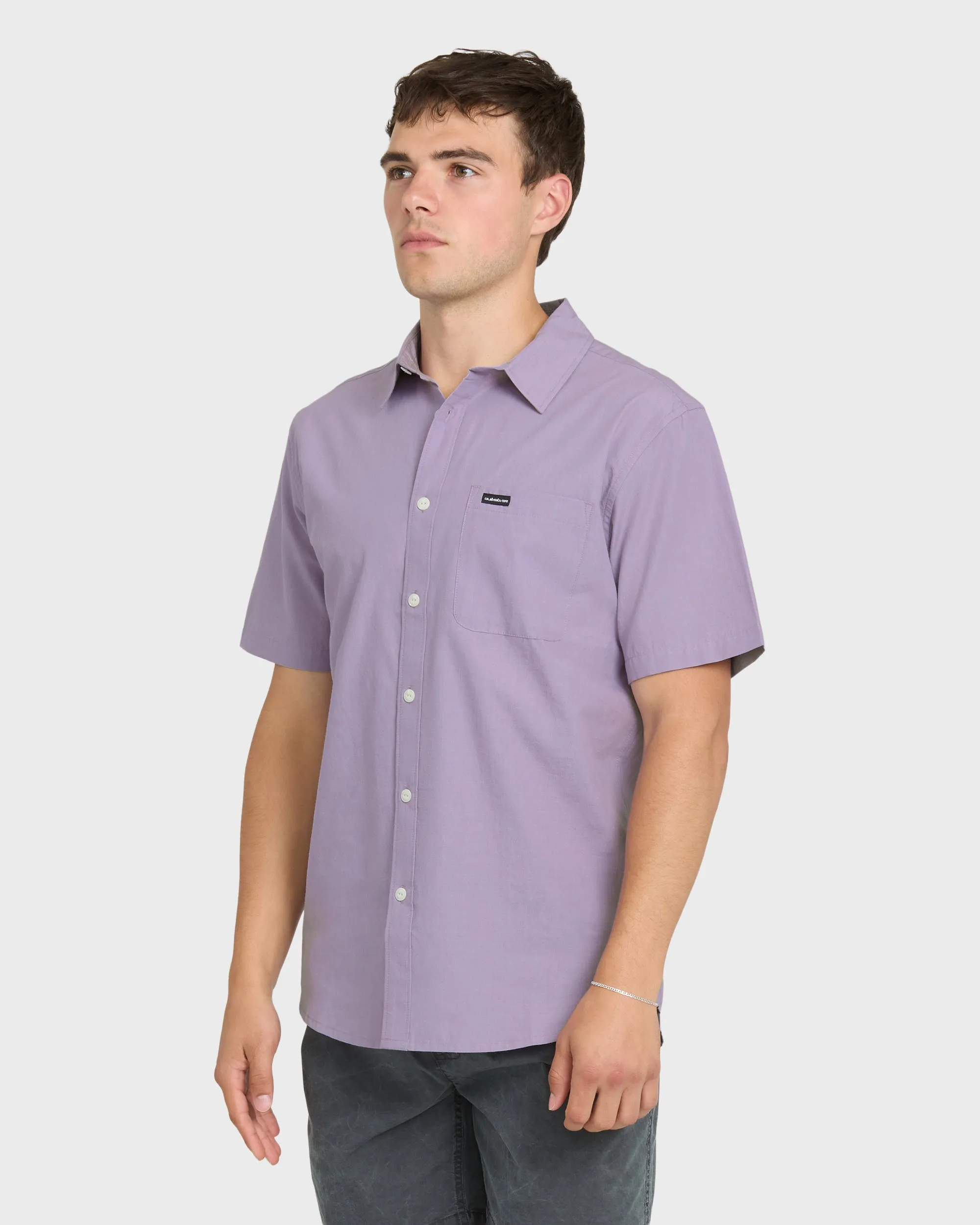 Shore Break Classic Short Sleeve Woven Button-Up Shirt - Daybreak sold by Quiksilver product image thumbnail 3