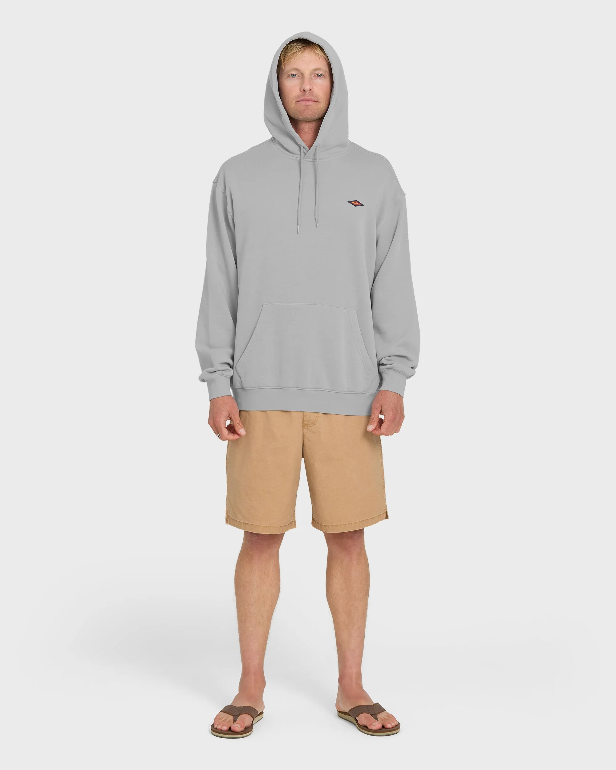 Saltwater Pullover Hoodie - Quarry sold by Quiksilver product image thumbnail 4