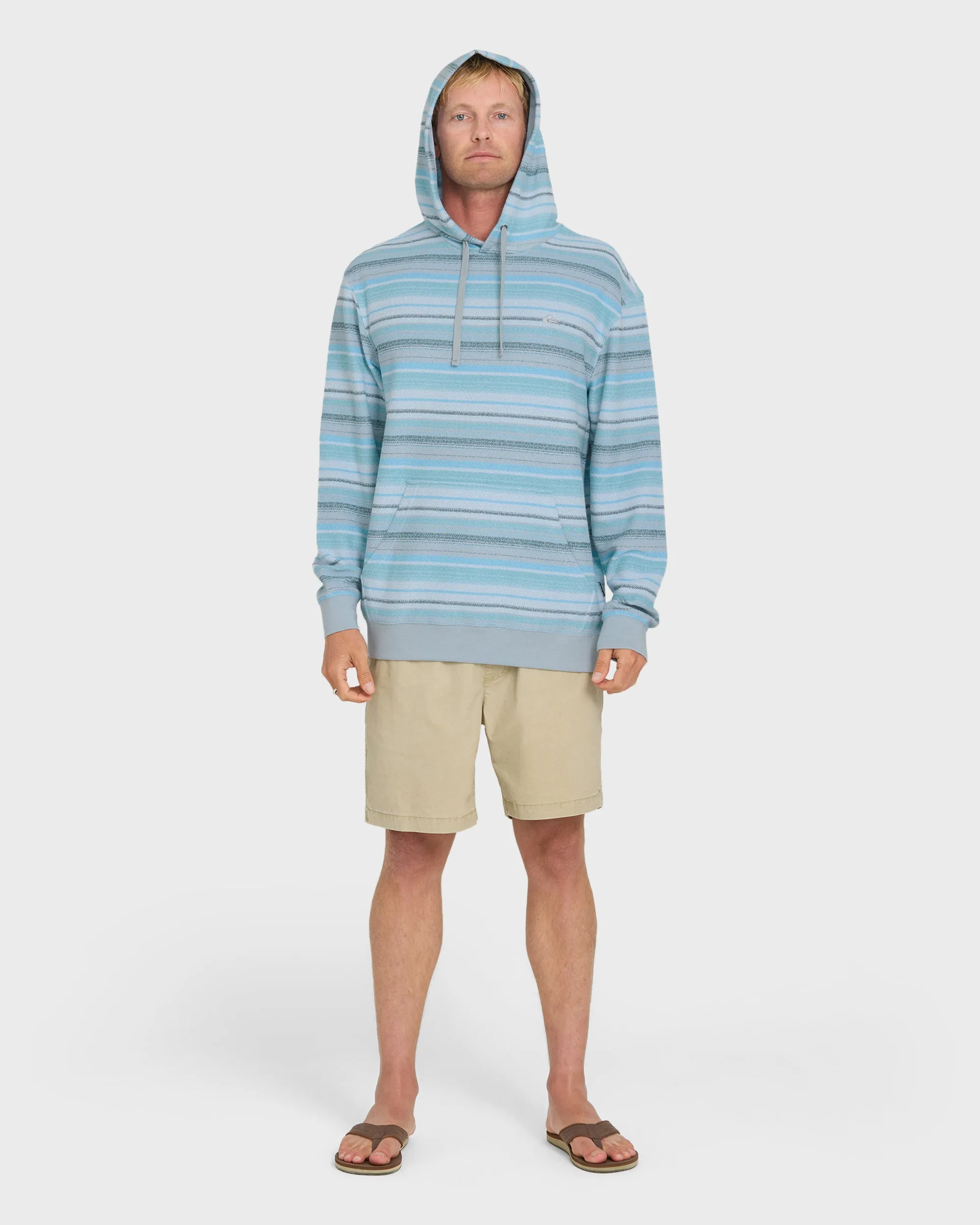 Great Otway Pullover Hoodie - Crystal Seas sold by Quiksilver product image thumbnail 4