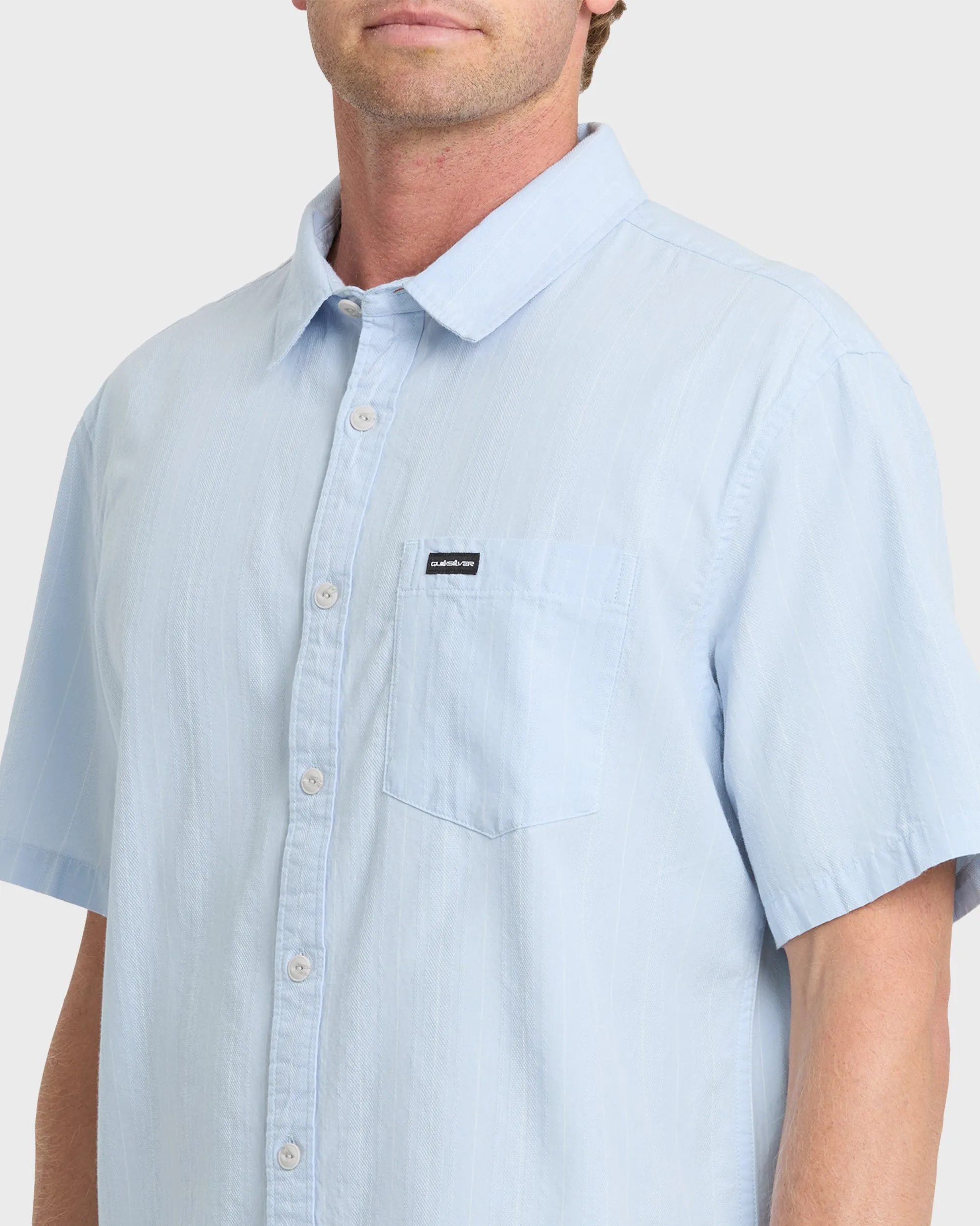 Dobby Stripe Classic Short Sleeve Woven Shirt - Skyway sold by Quiksilver product image thumbnail 5