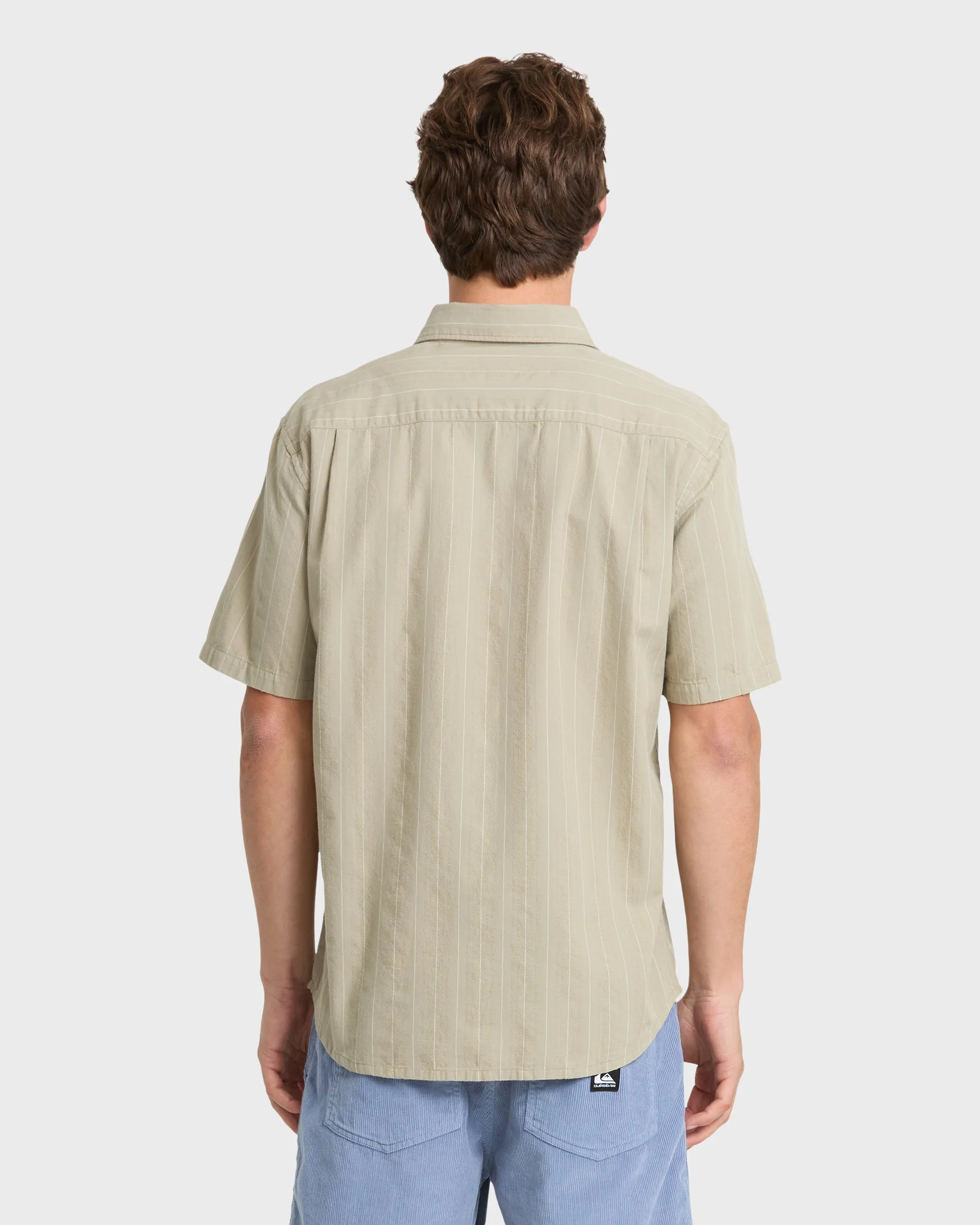 Dobby Stripe Classic Short Sleeve Woven Shirt - Seneca Rock sold by Quiksilver product image thumbnail 2