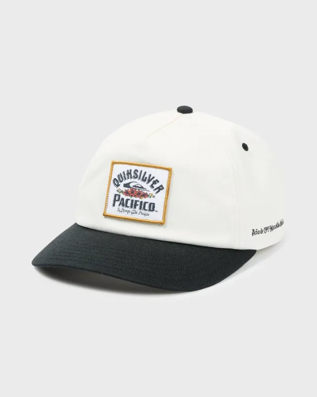 Pacifico Signage Lockup Hat - Off White made by Quiksilver