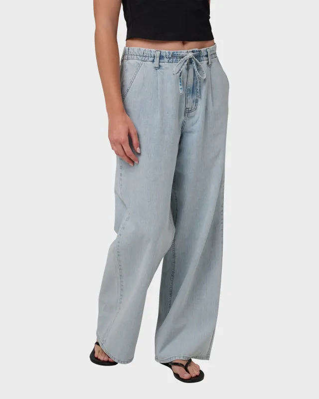 Tidepool High Rise Drawstring Waist Jean made by Velocity