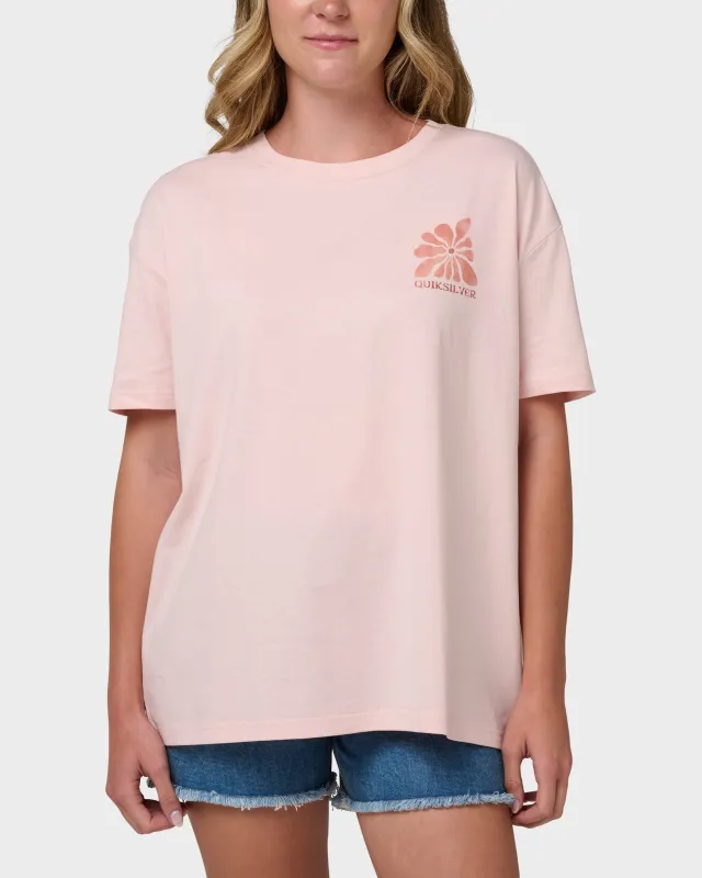 Terra Flora Short Sleeve Boyfriend T-Shirt made by Velocity