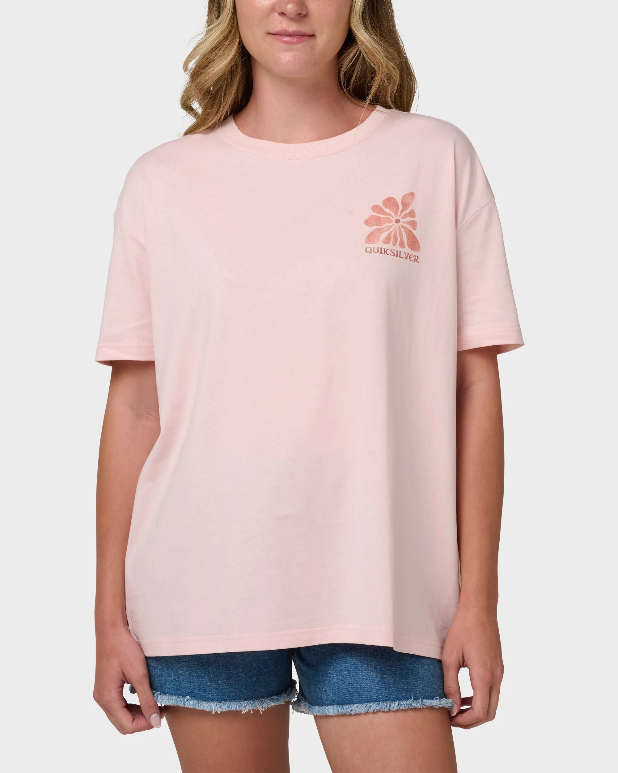 Terra Flora Short Sleeve Boyfriend T-Shirt sold by Quiksilver