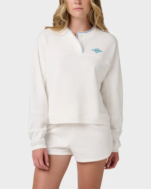 Shallow Waters Henley Sweatshirt made by Velocity
