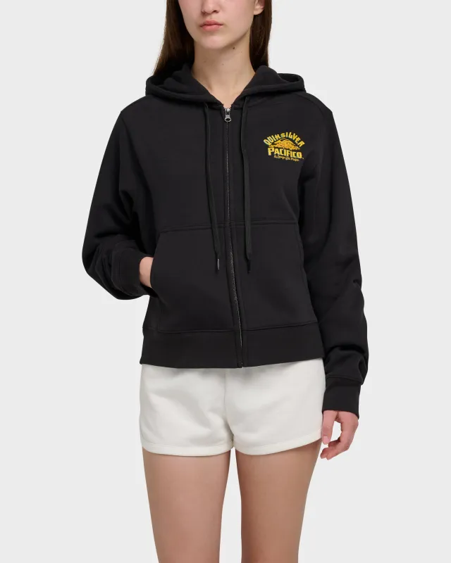 Quiksilver X Pacifico Signage Lockup Runaway Zip Hoodie made by Velocity
